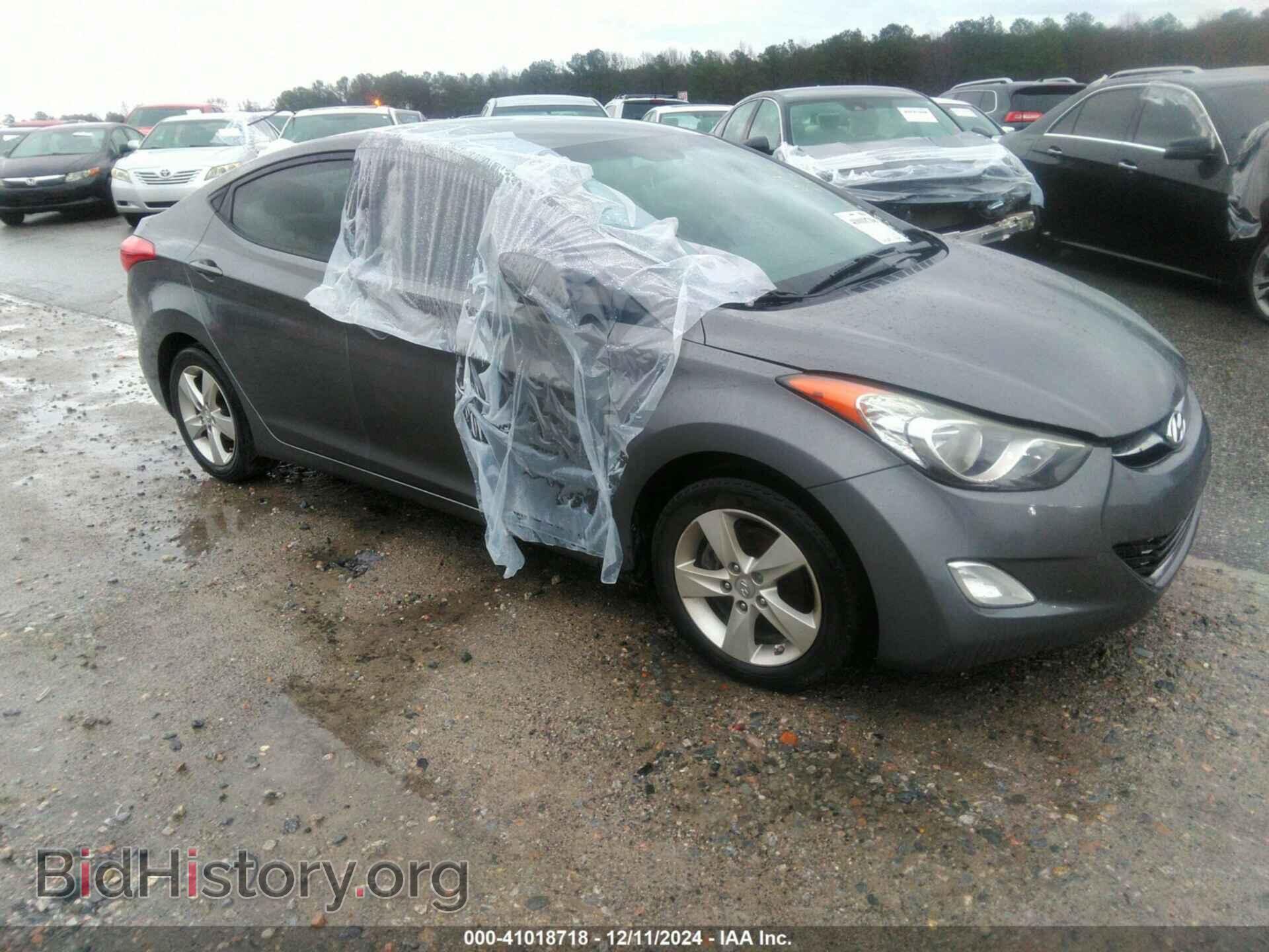 Photo 5NPDH4AEXCH106393 - HYUNDAI ELANTRA 2012