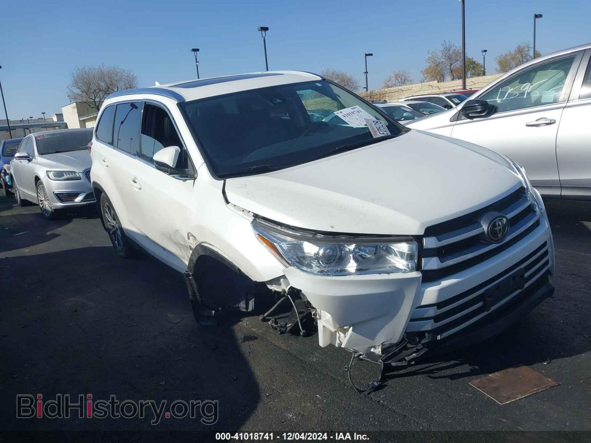Photo 5TDJZRFH9KS731473 - TOYOTA HIGHLANDER 2019