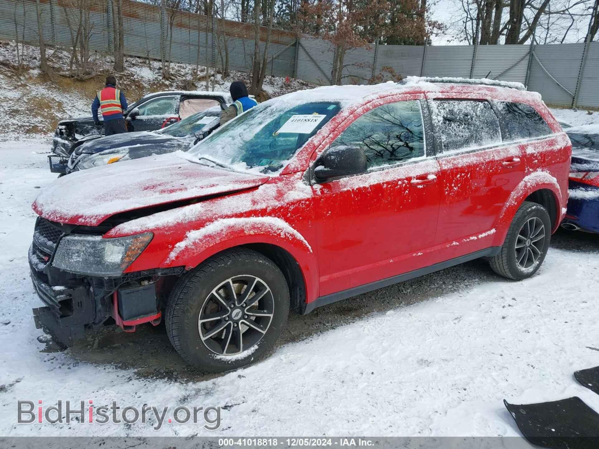 2018 DODGE JOURNEY - VIN: 3C4PDCAB3JT495982 - Фото 2