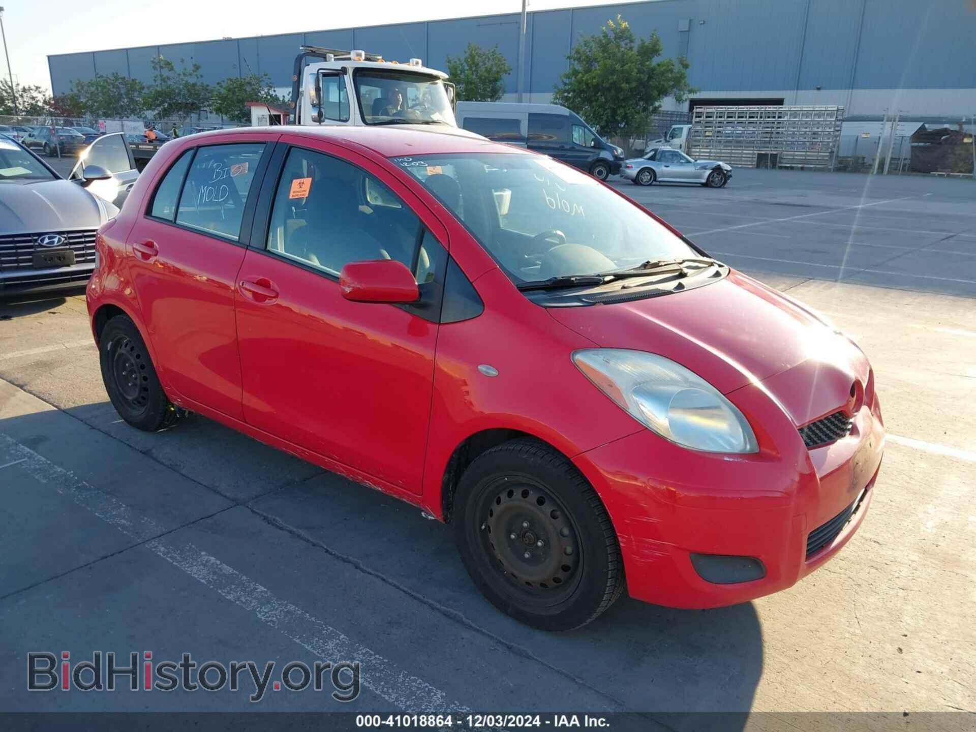 Photo JTDKT4K36A5314075 - TOYOTA YARIS 2010