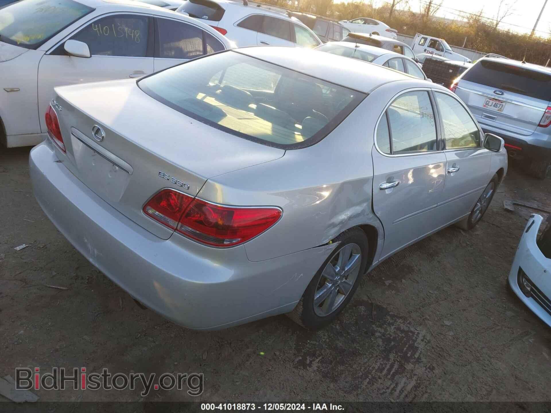 2005 LEXUS ES 330 - VIN: JTHBA30G555078769 - Фото 4