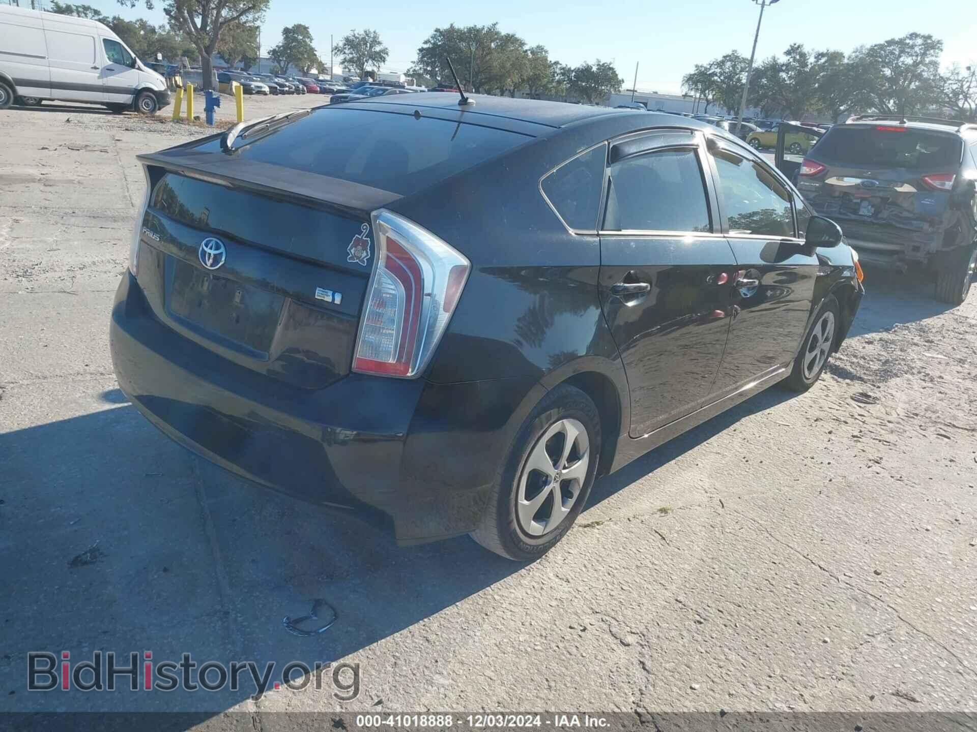 2012 TOYOTA PRIUS - VIN: JTDKN3DU3C5411926 - Фото 4