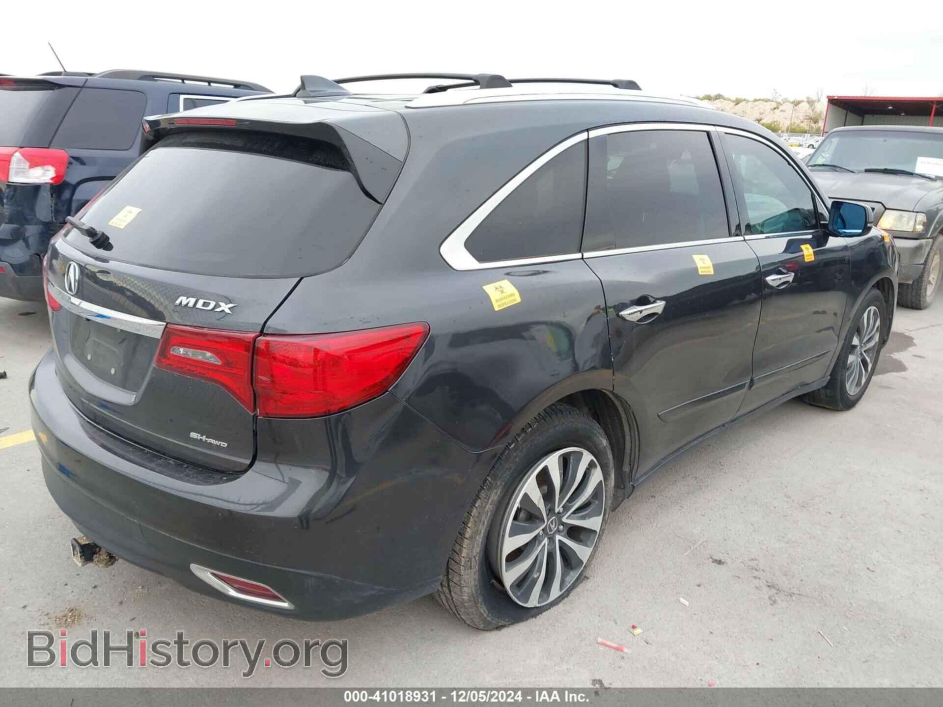 2016 ACURA MDX - VIN: 5FRYD4H49GB050329 - Фото 4