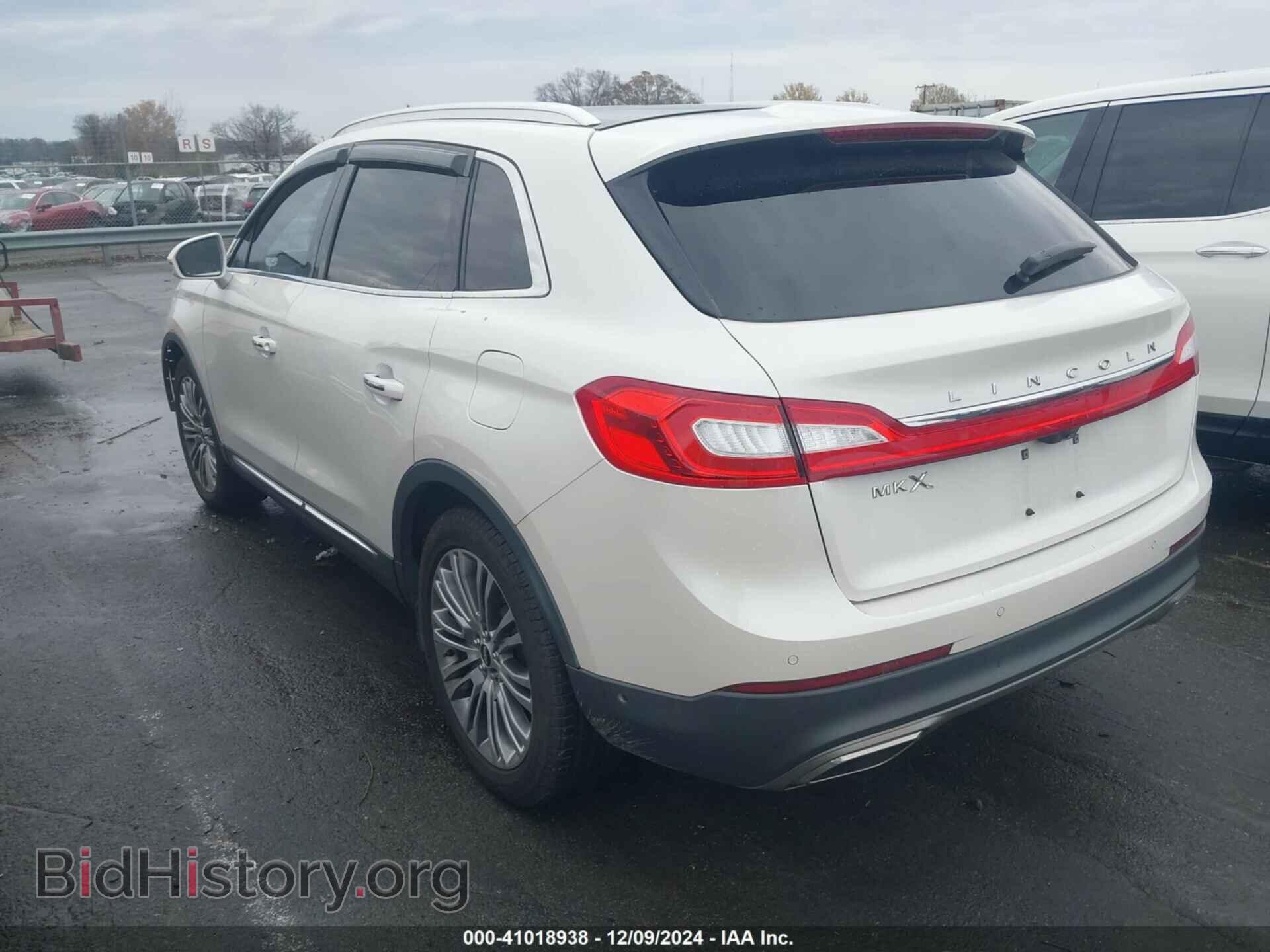 2016 LINCOLN MKX - VIN: 2LMTJ6LR2GBL78997 - Фото 3