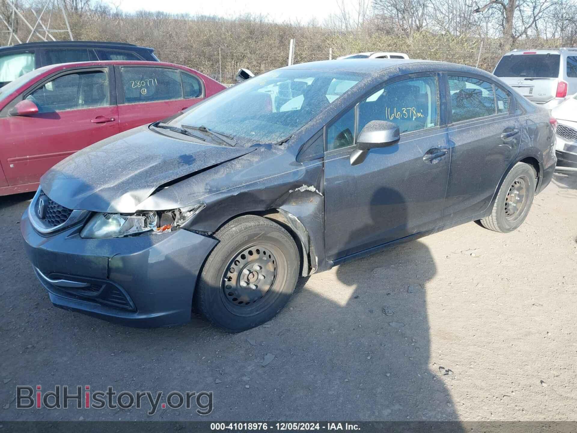 2013 HONDA CIVIC - VIN: 19XFB2F54DE077485 - Фото 2