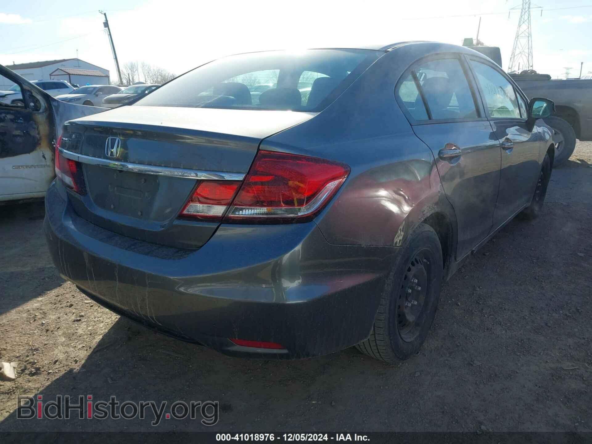 2013 HONDA CIVIC - VIN: 19XFB2F54DE077485 - Фото 4