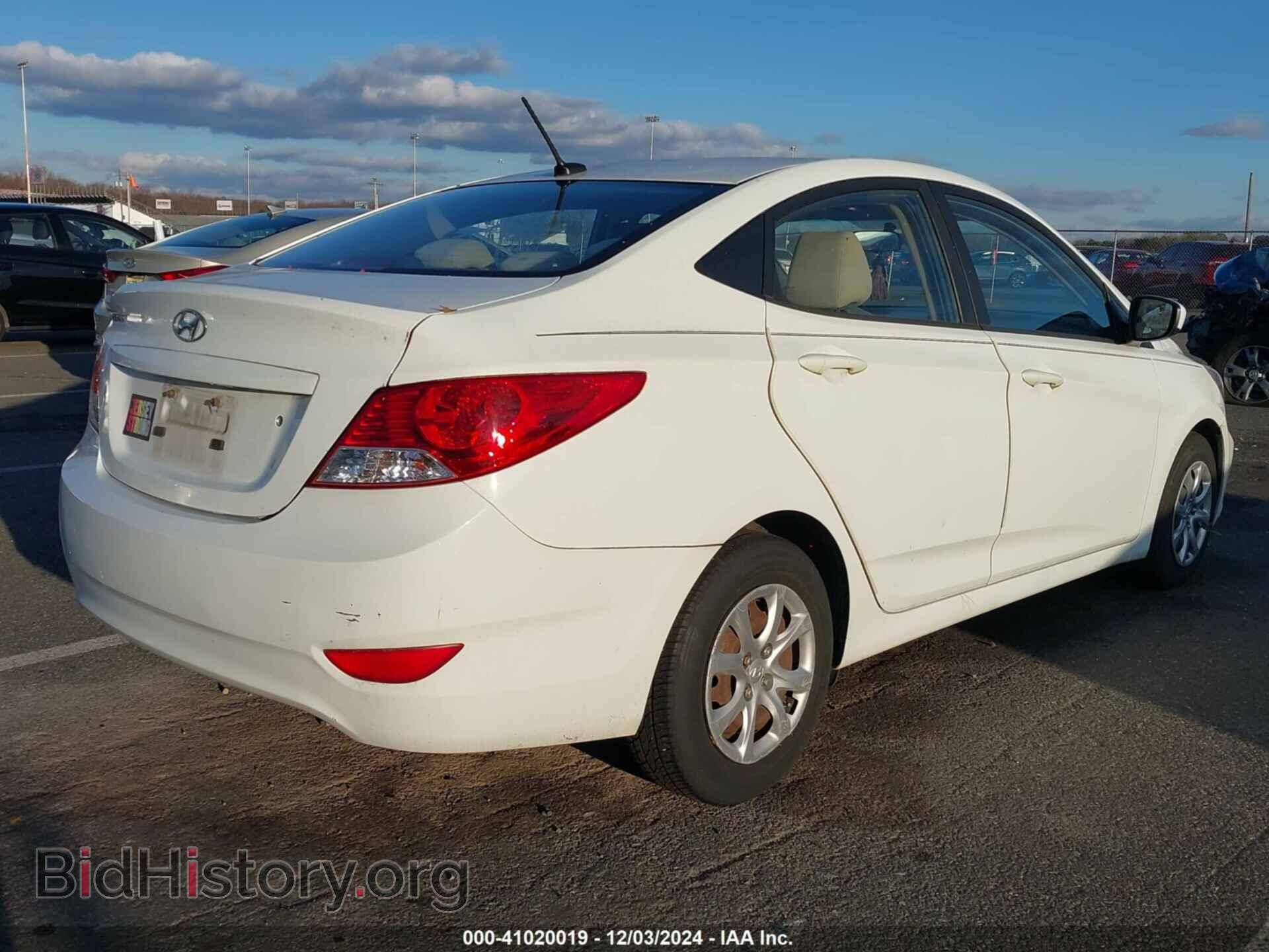 2014 HYUNDAI ACCENT - VIN: KMHCT4AE7EU587489 - Фото 4