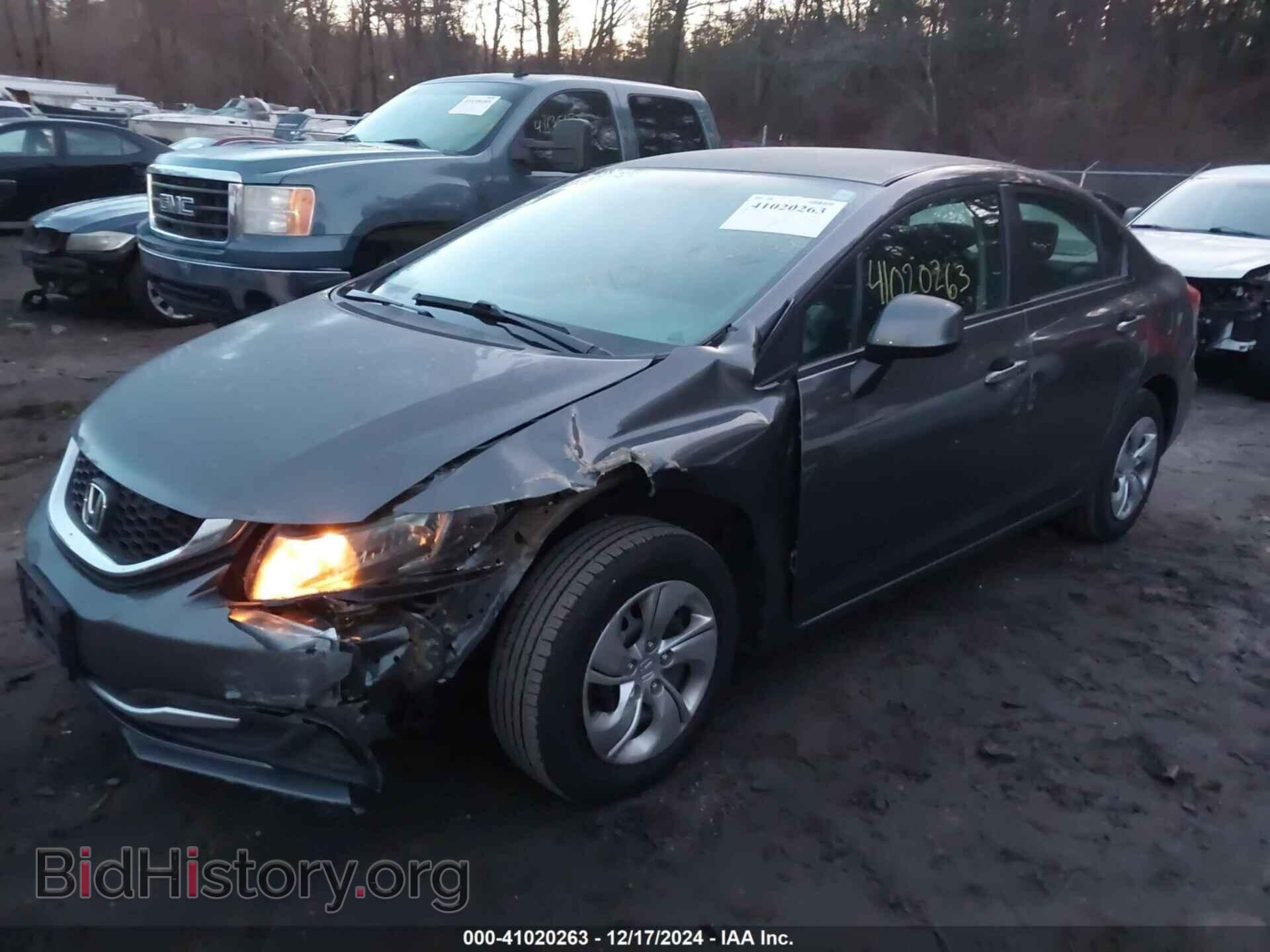 2013 HONDA CIVIC - VIN: 2HGFB2F54DH603135 - Фото 2