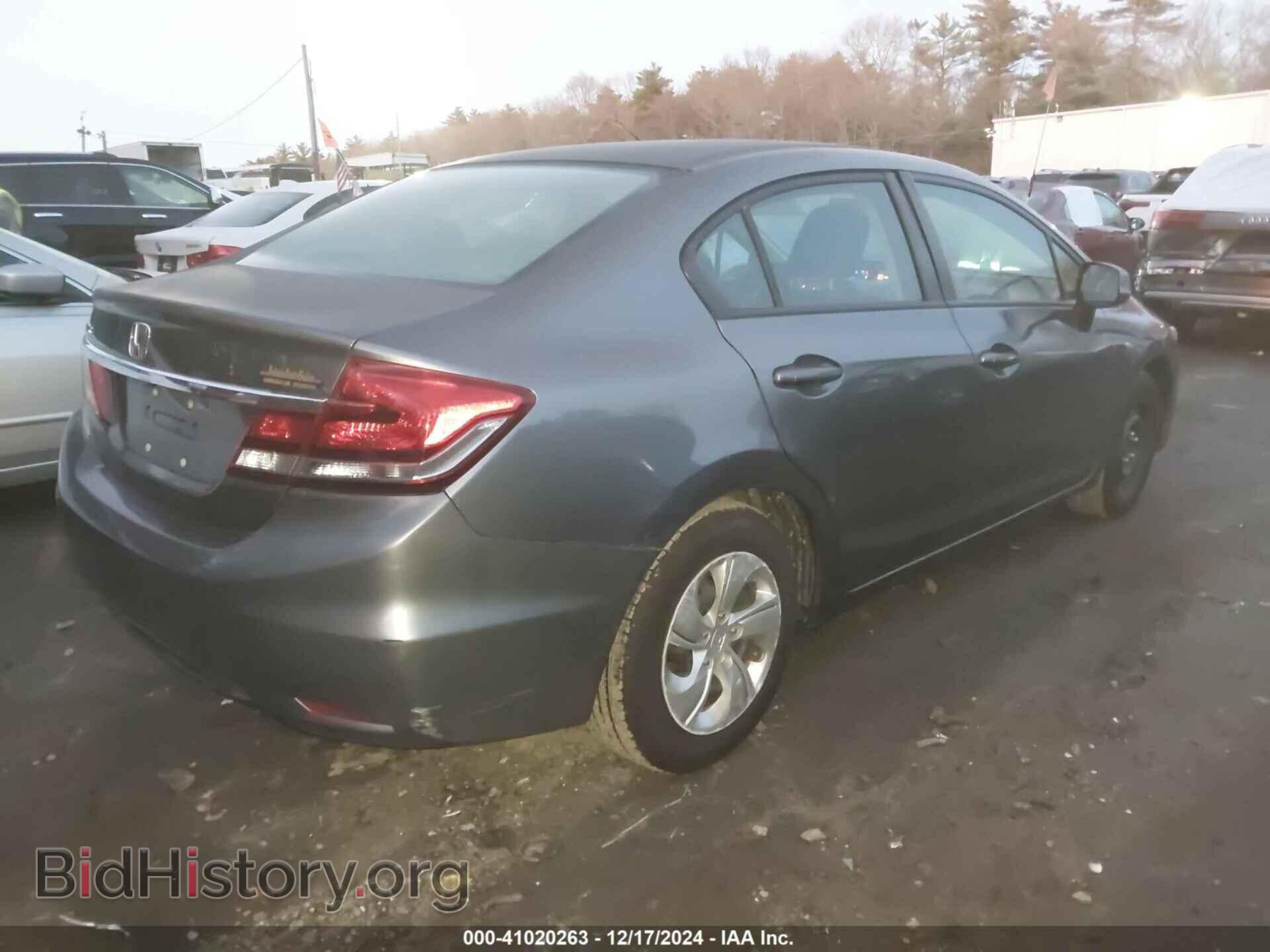 2013 HONDA CIVIC - VIN: 2HGFB2F54DH603135 - Фото 4