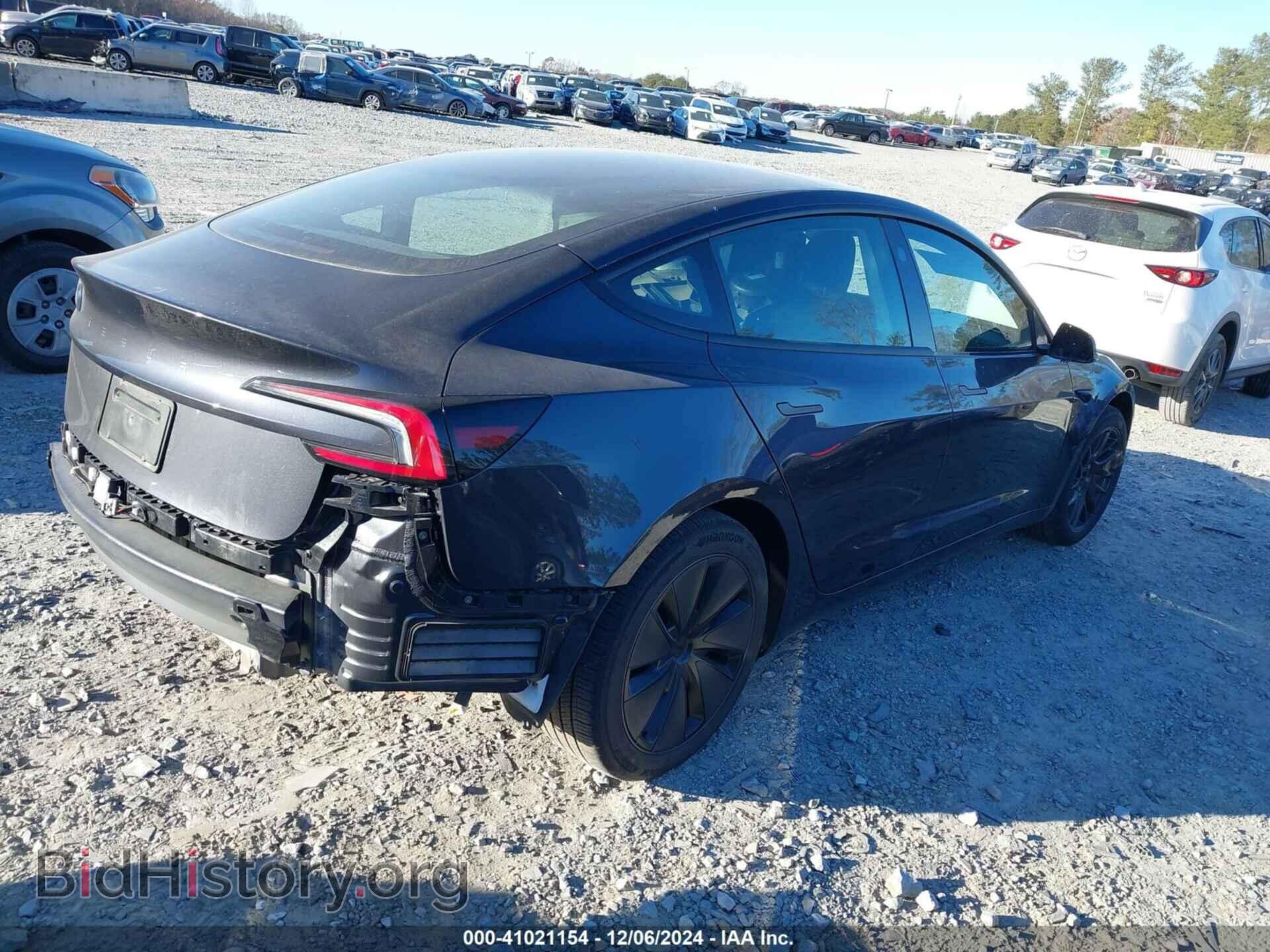 2024 TESLA MODEL 3 - VIN: 5YJ3E1EA9RF741395 - Фото 4