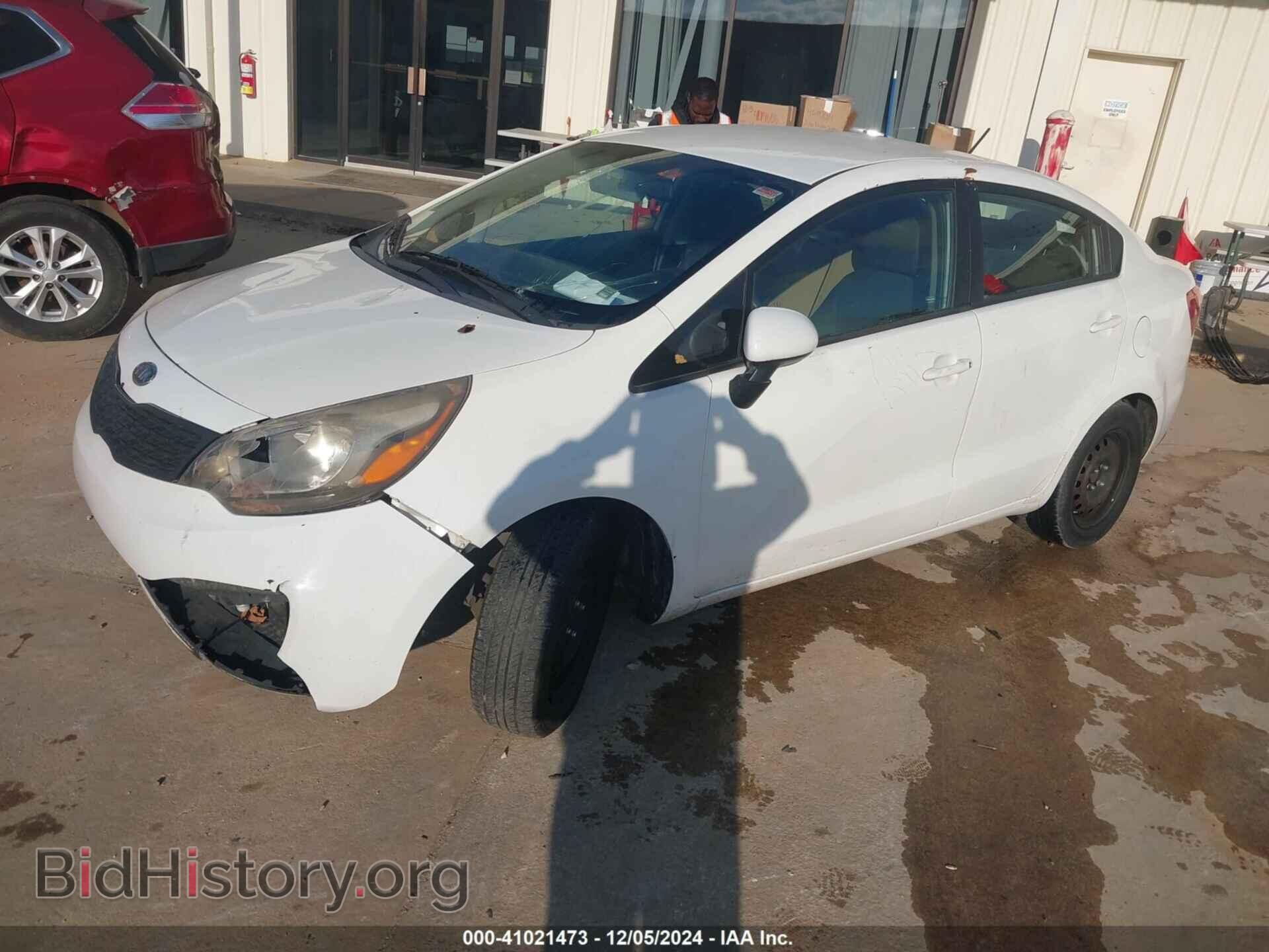 2012 KIA RIO - VIN: KNADM4A30C6090254 - Фото 2