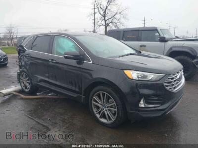 2022 Ford EDGE Titanium, черный — VIN 2FMPK4K97NBA44381, IAAI