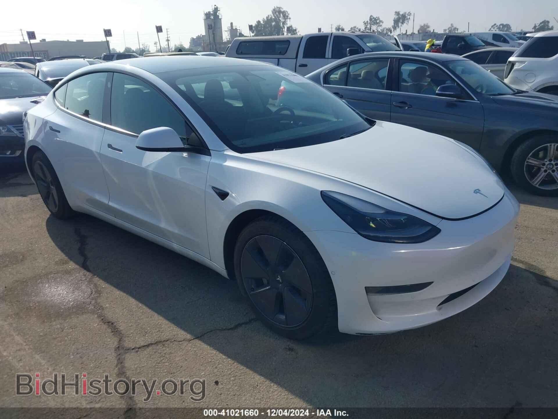 Photo 5YJ3E1EA0MF075357 - TESLA MODEL 3 2021