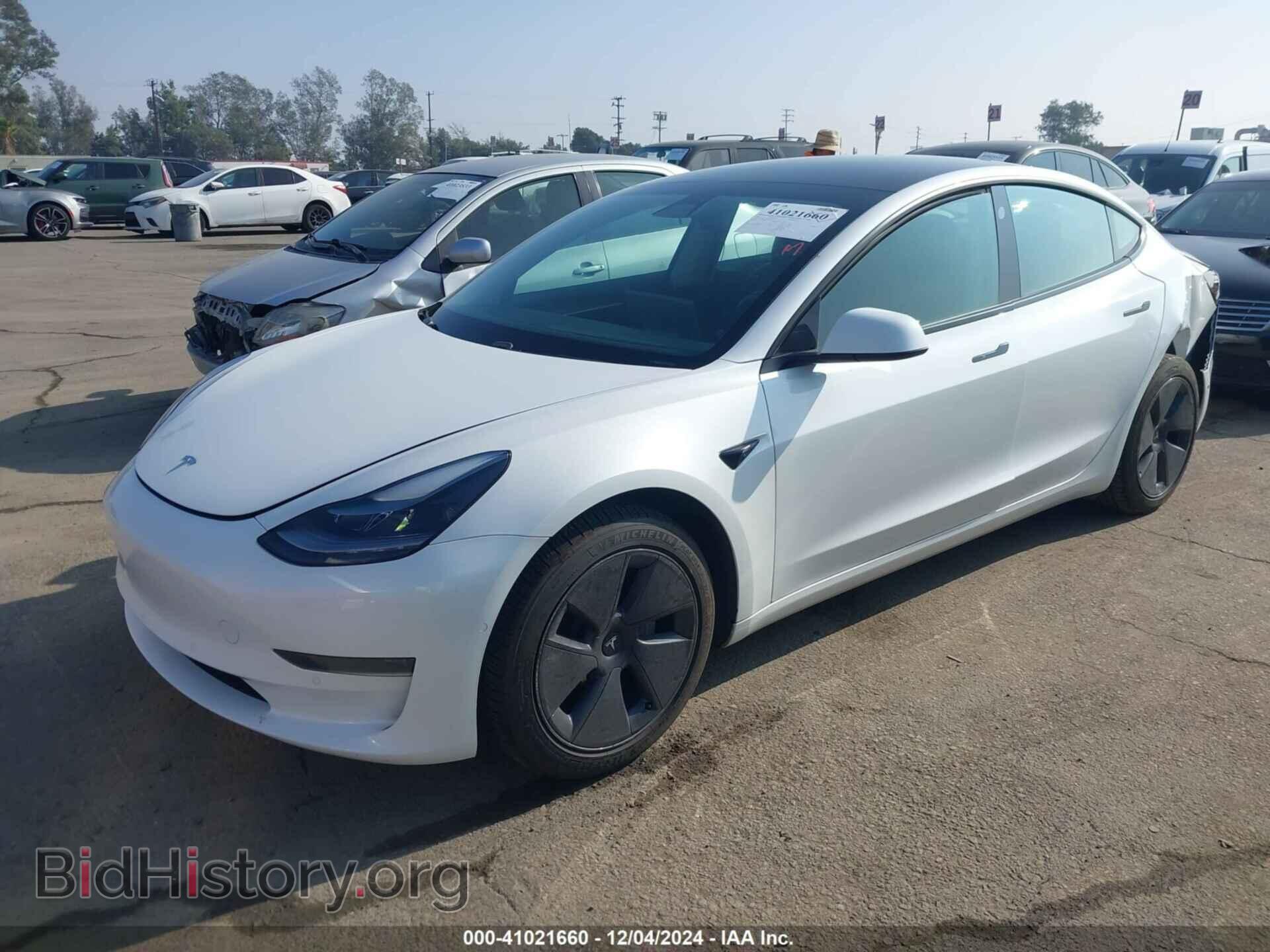 2021 TESLA MODEL 3 - VIN: 5YJ3E1EA0MF075357 - Фото 2