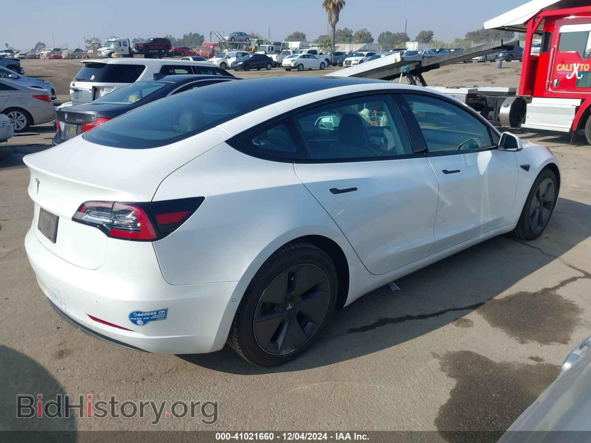 2021 TESLA MODEL 3 - VIN: 5YJ3E1EA0MF075357 - Фото 4