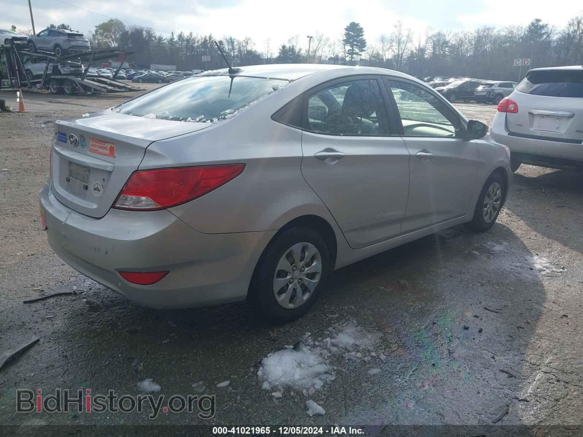 2016 HYUNDAI ACCENT - VIN: KMHCT4AE3GU955203 - Фото 4