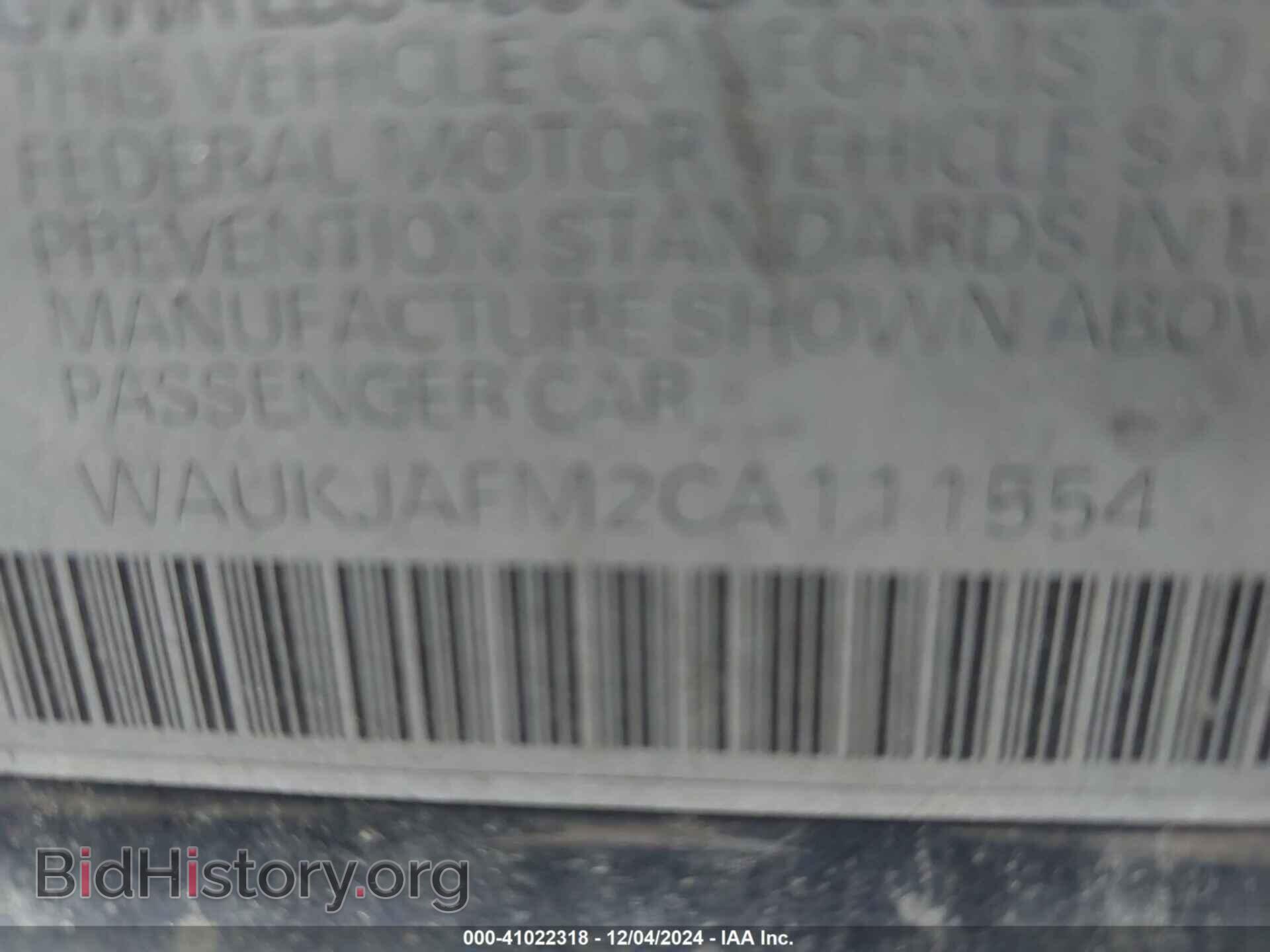 2012 AUDI A3 - VIN: WAUKJAFM2CA111554 - Фото 9