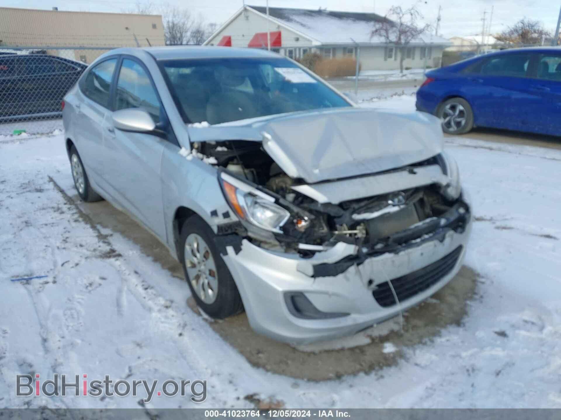 Photo KMHCT4AE9GU015648 - HYUNDAI ACCENT 2016