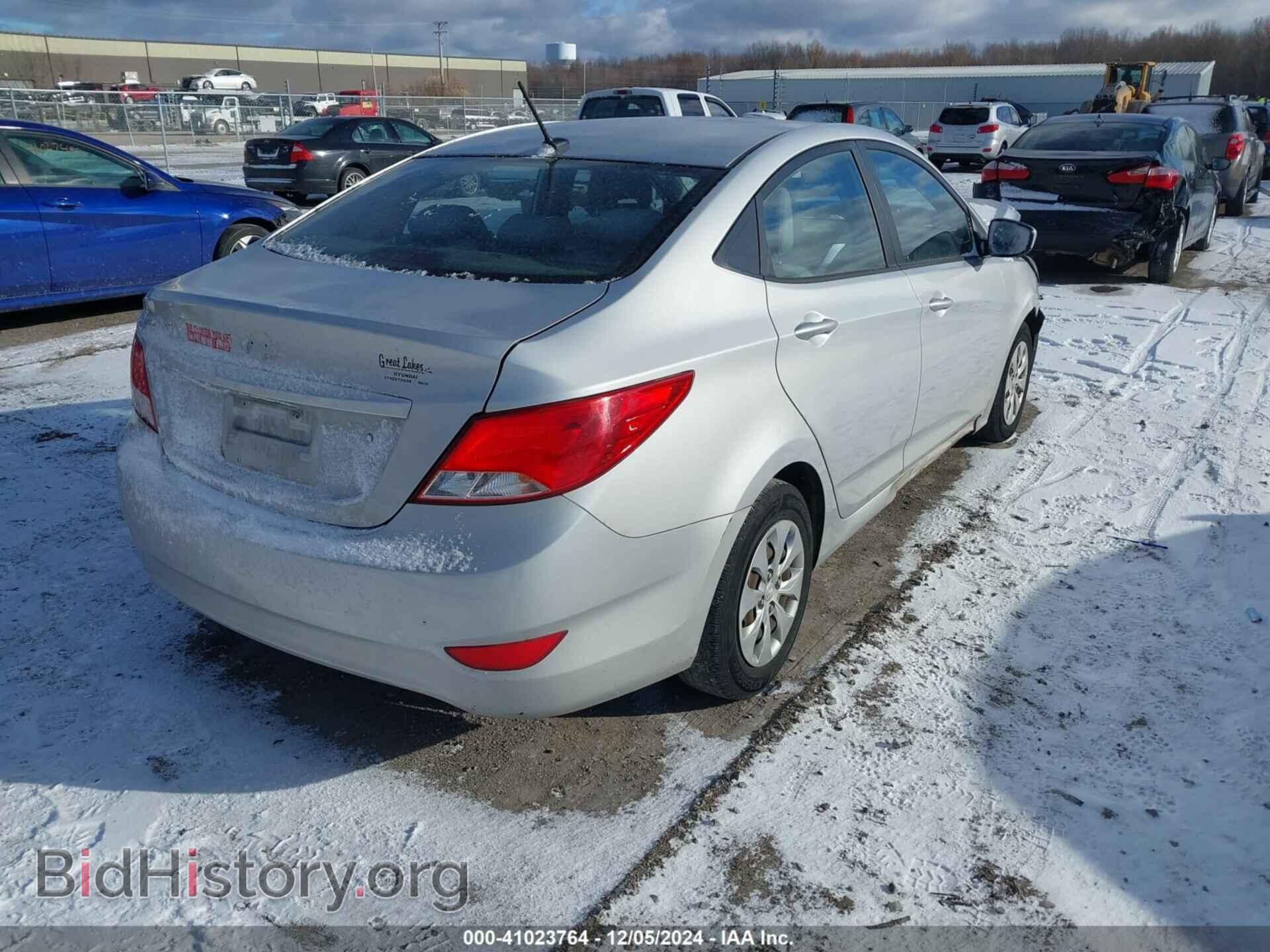 2016 HYUNDAI ACCENT - VIN: KMHCT4AE9GU015648 - Фото 4