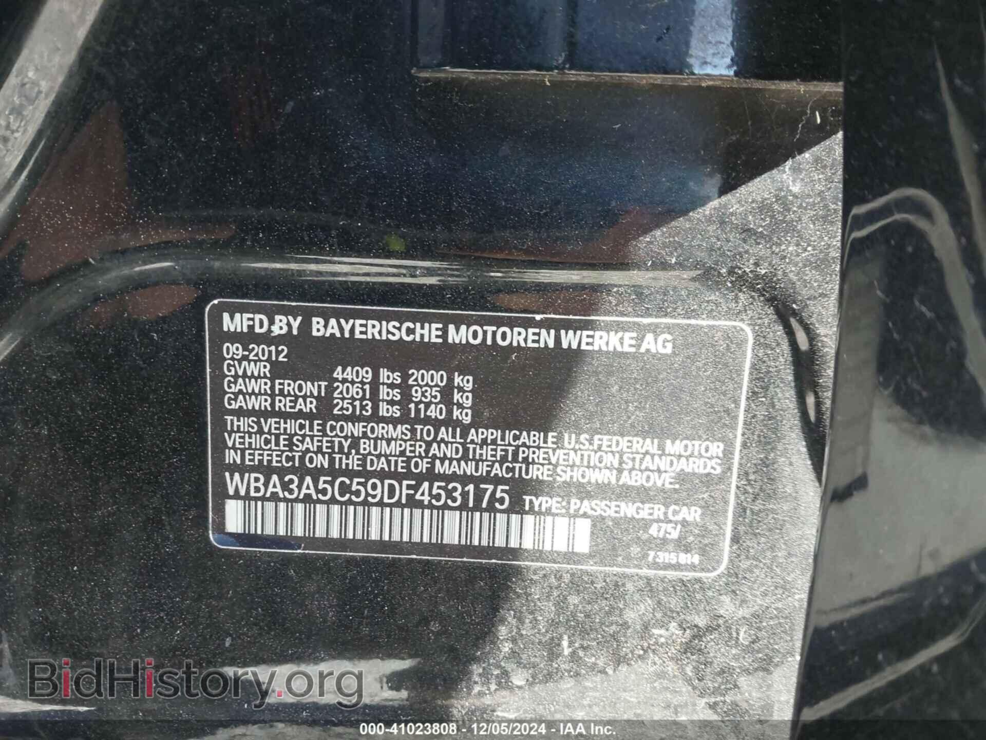 2013 BMW 328I - VIN: WBA3A5C59DF453175 - Фото 9