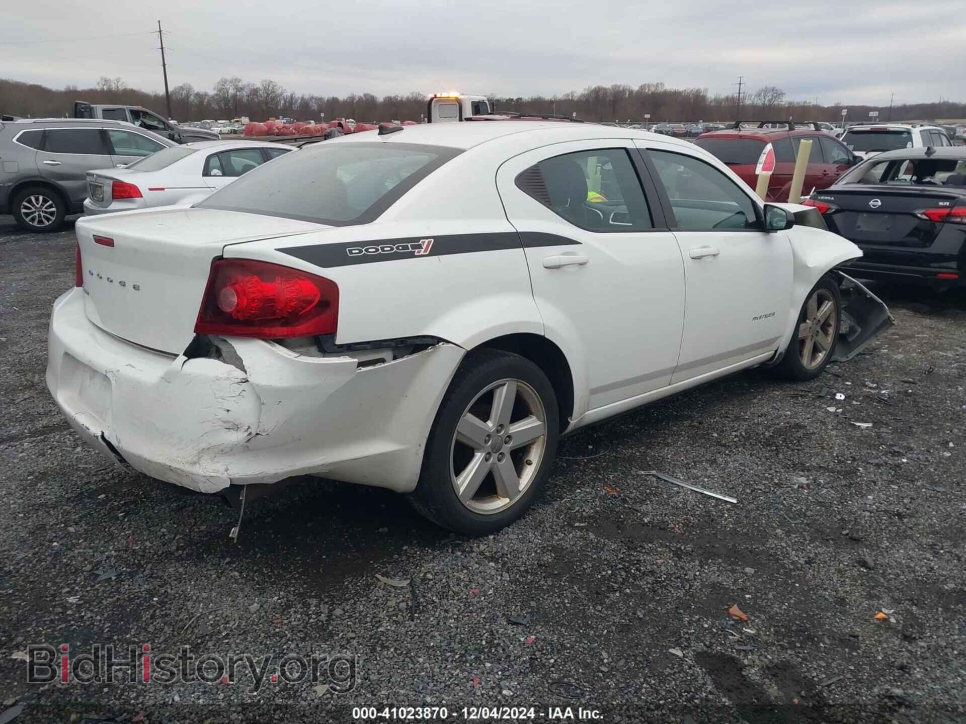 2013 DODGE AVENGER - VIN: 1C3CDZAB1DN563268 - Фото 4