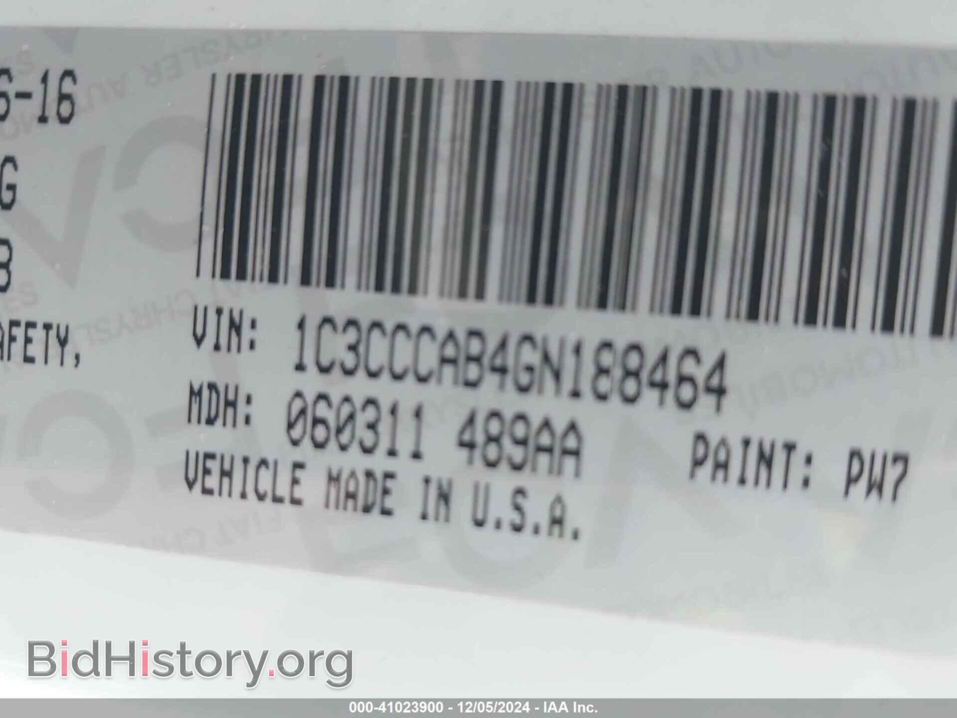 2016 CHRYSLER 200 - VIN: 1C3CCCAB4GN188464 - Фото 9