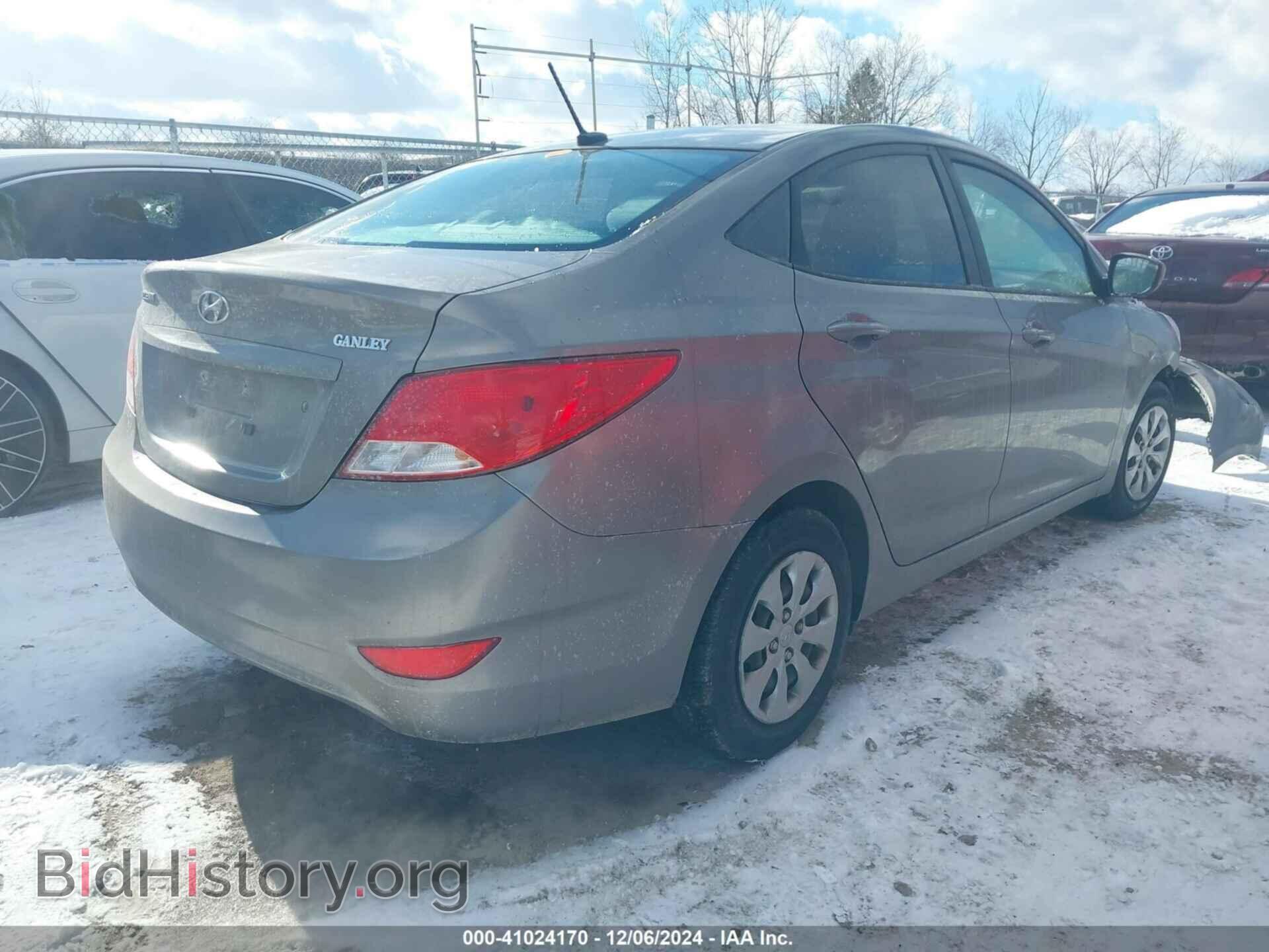 2017 HYUNDAI ACCENT - VIN: KMHCT4AE1HU358469 - Фото 4