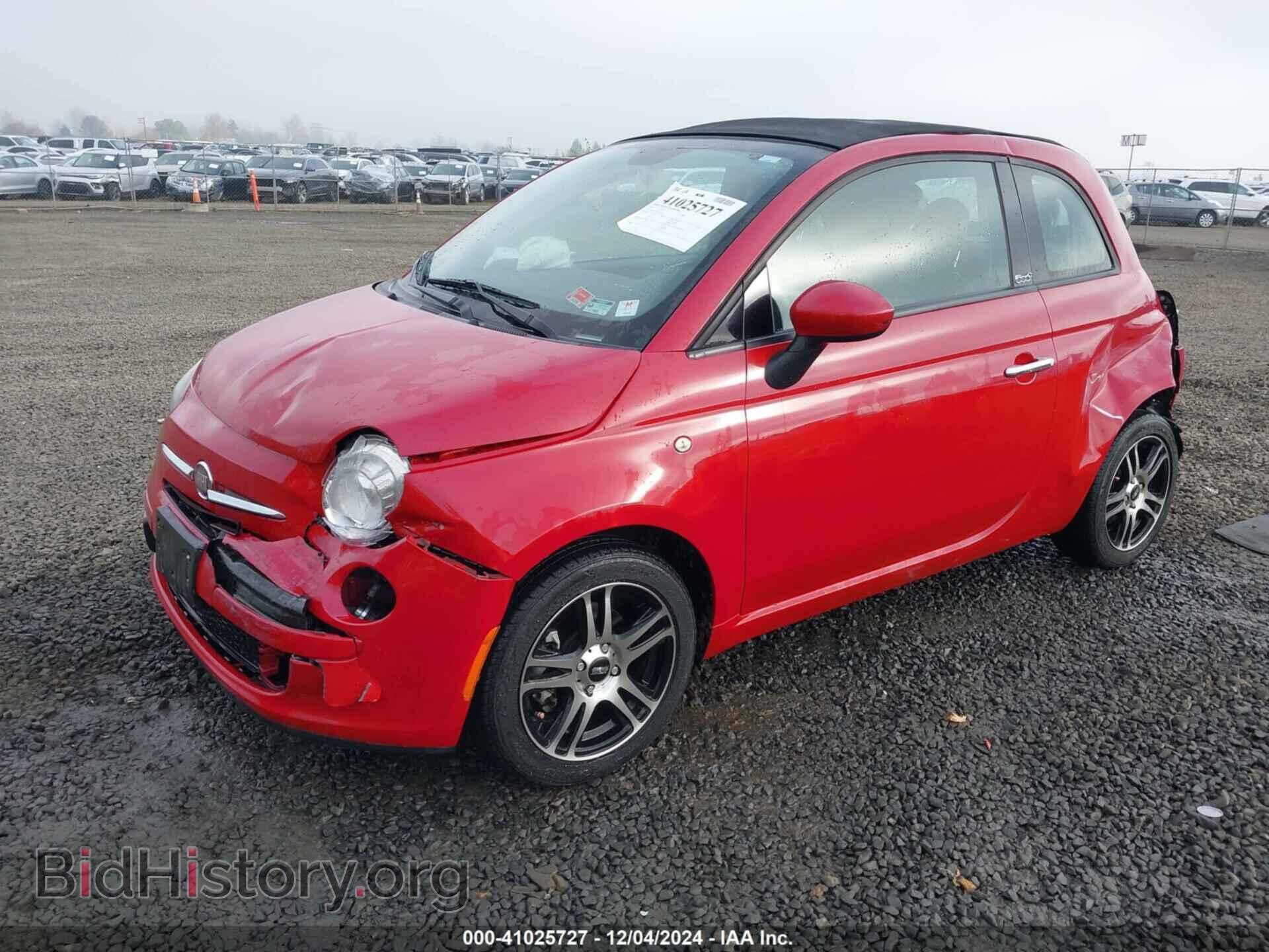 2012 FIAT 500C - VIN: 3C3CFFDR4CT381838 - Photo 2