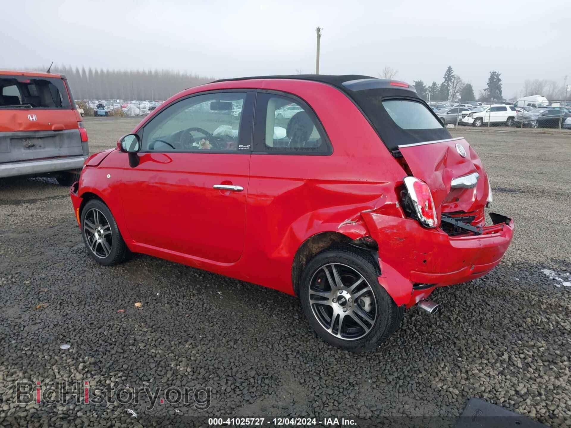 2012 FIAT 500C - VIN: 3C3CFFDR4CT381838 - Photo 3