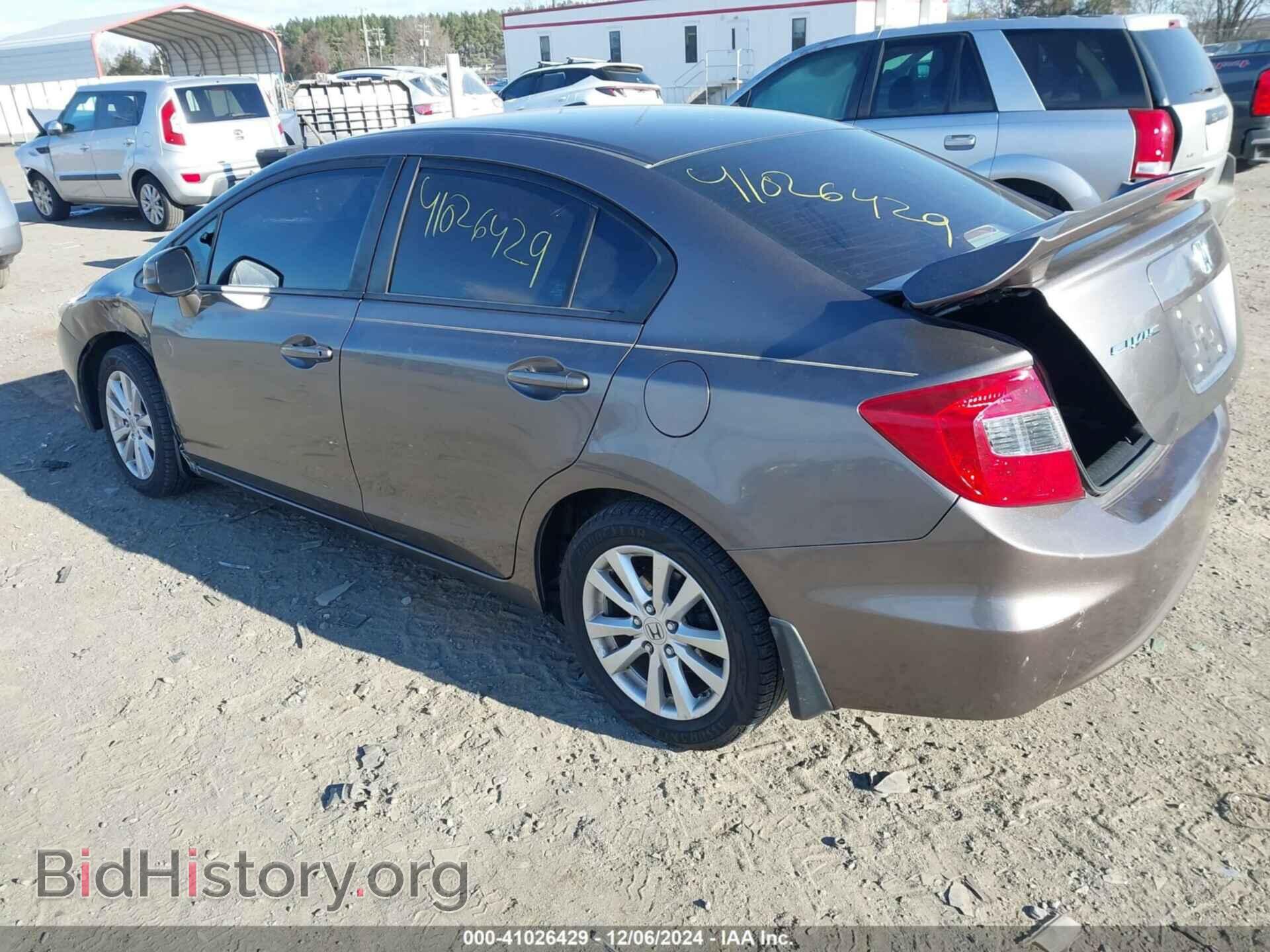 2012 HONDA CIVIC - VIN: 19XFB2F82CE331087 - Фото 3