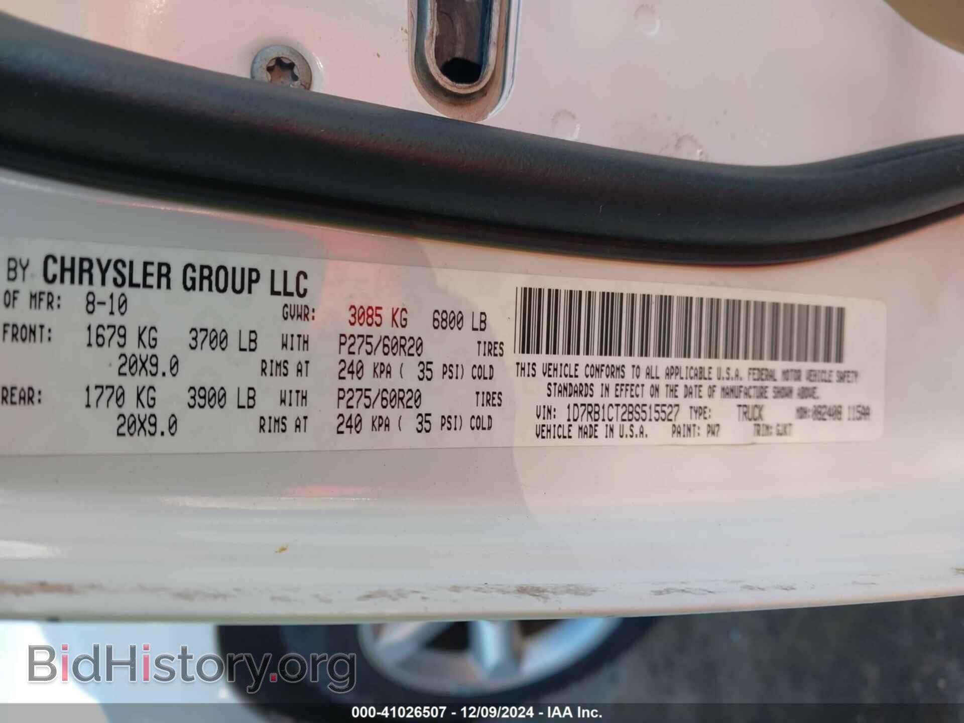2011 RAM RAM 1500 - VIN: 1D7RB1CT2BS515527 - Photo 9