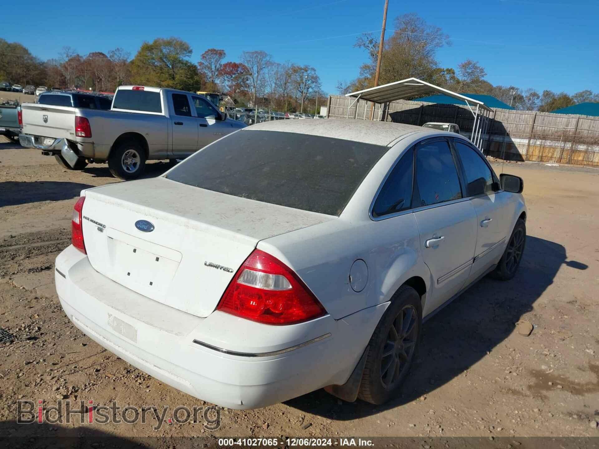 2005 FORD FIVE HUNDRED - VIN: 1FAFP28155G185181 - Фото 4