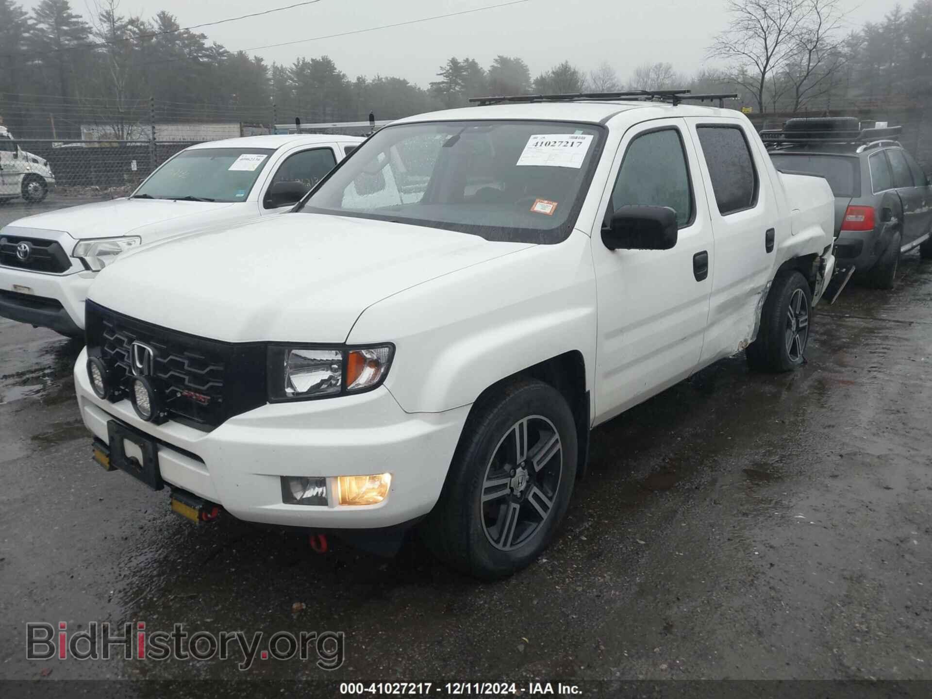 2014 HONDA RIDGELINE - VIN: 5FPYK1F72EB002131 - Фото 2