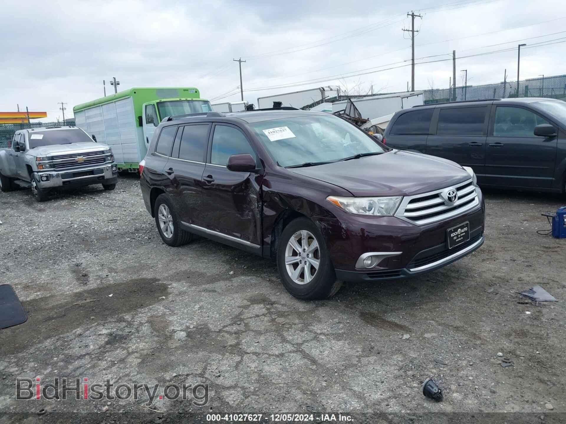 Фотография 5TDBK3EH4CS102566 - TOYOTA HIGHLANDER 2012