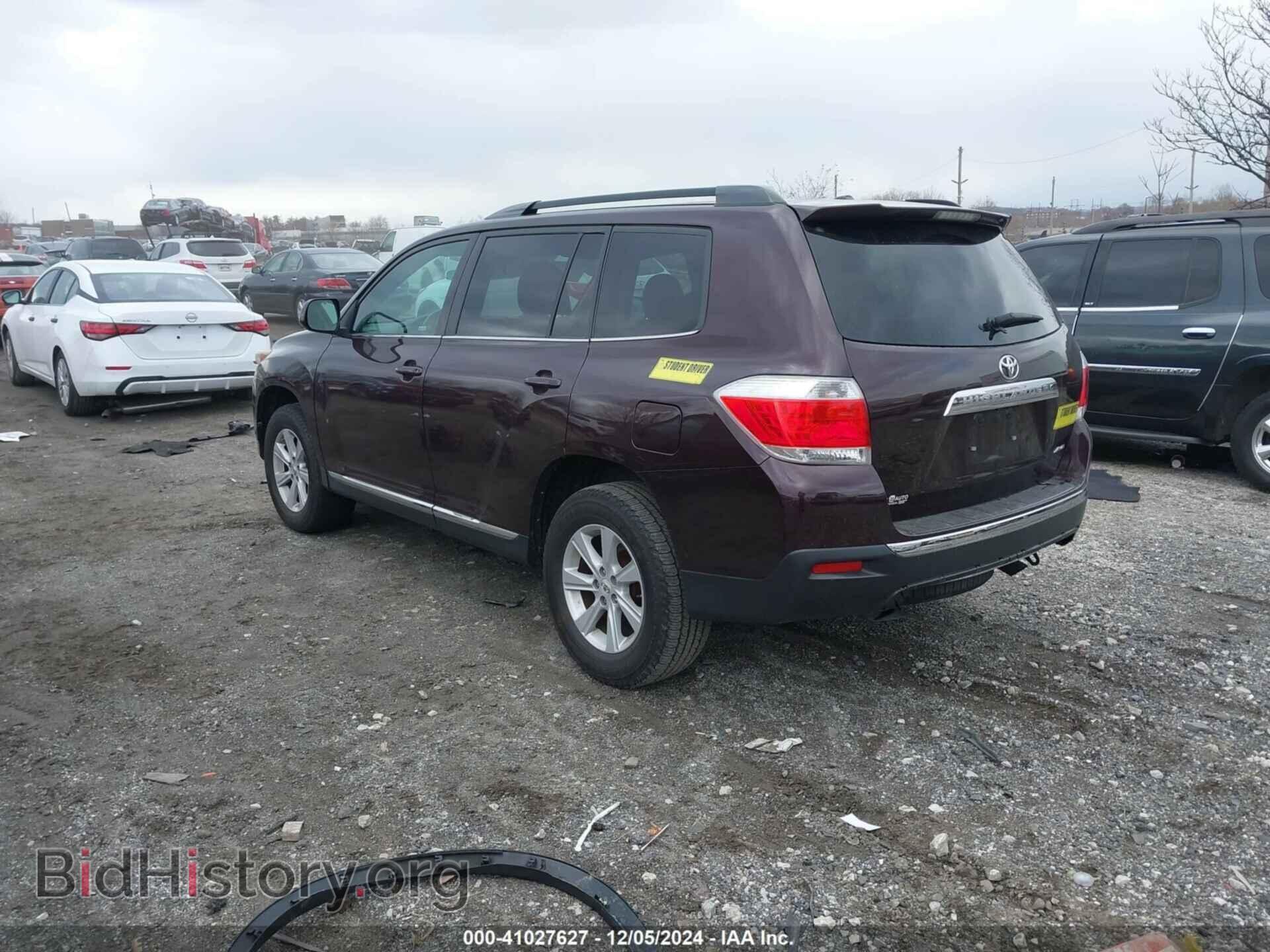 2012 TOYOTA HIGHLANDER - VIN: 5TDBK3EH4CS102566 - Фото 3