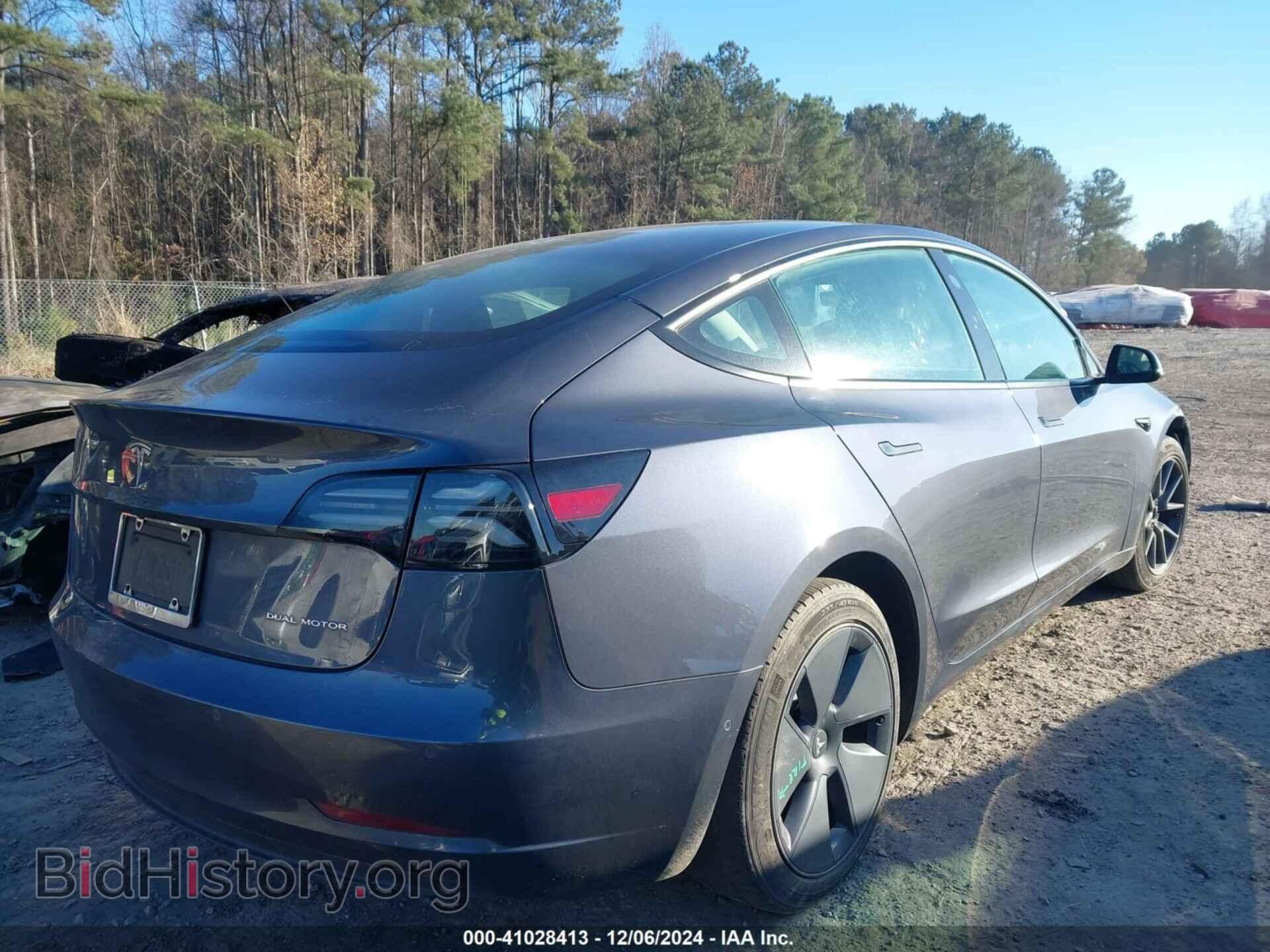 2022 TESLA MODEL 3 - VIN: 5YJ3E1EB8NF255597 - Фото 4