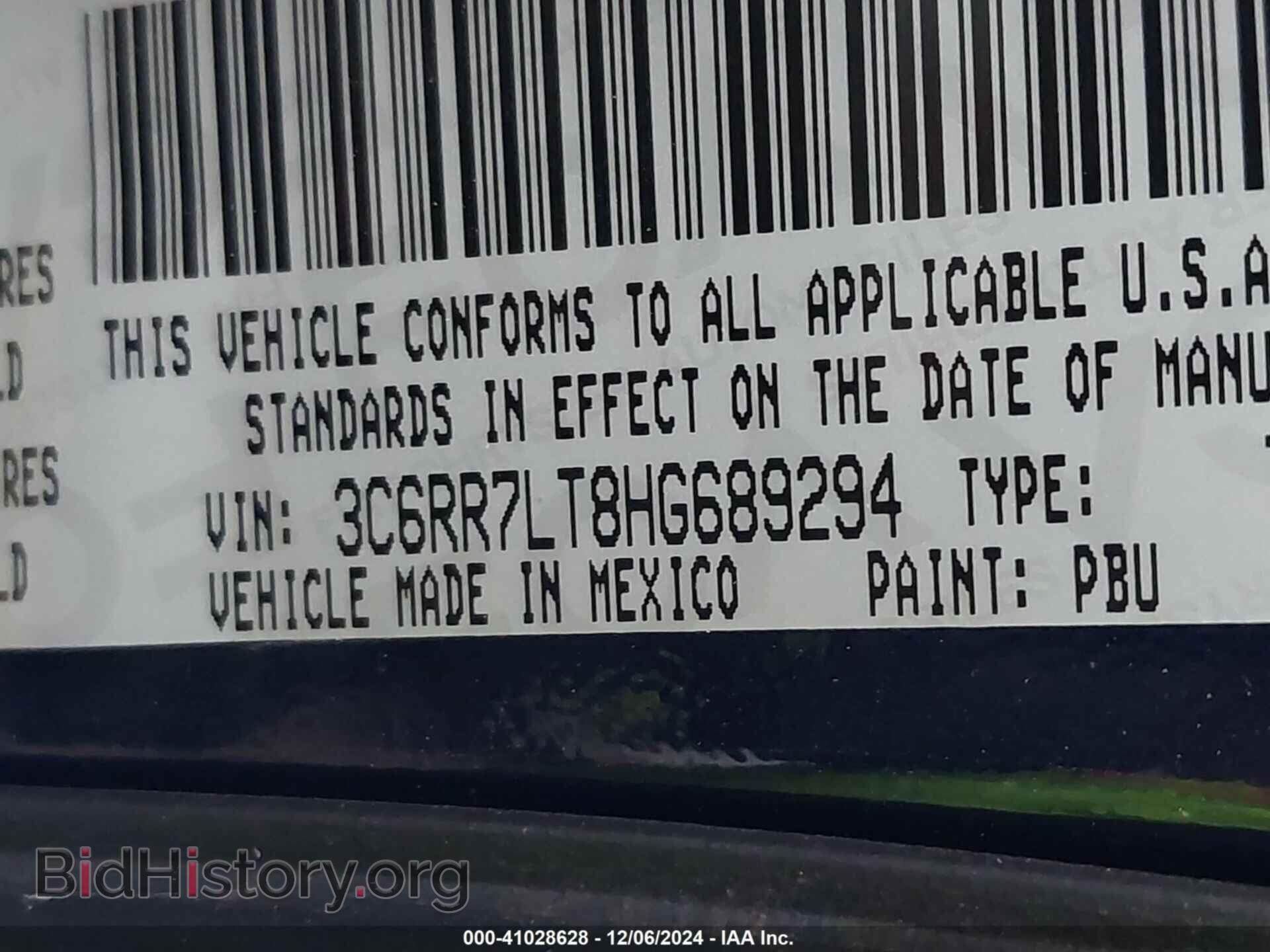 2017 RAM 1500 - VIN: 3C6RR7LT8HG689294 - Фото 9