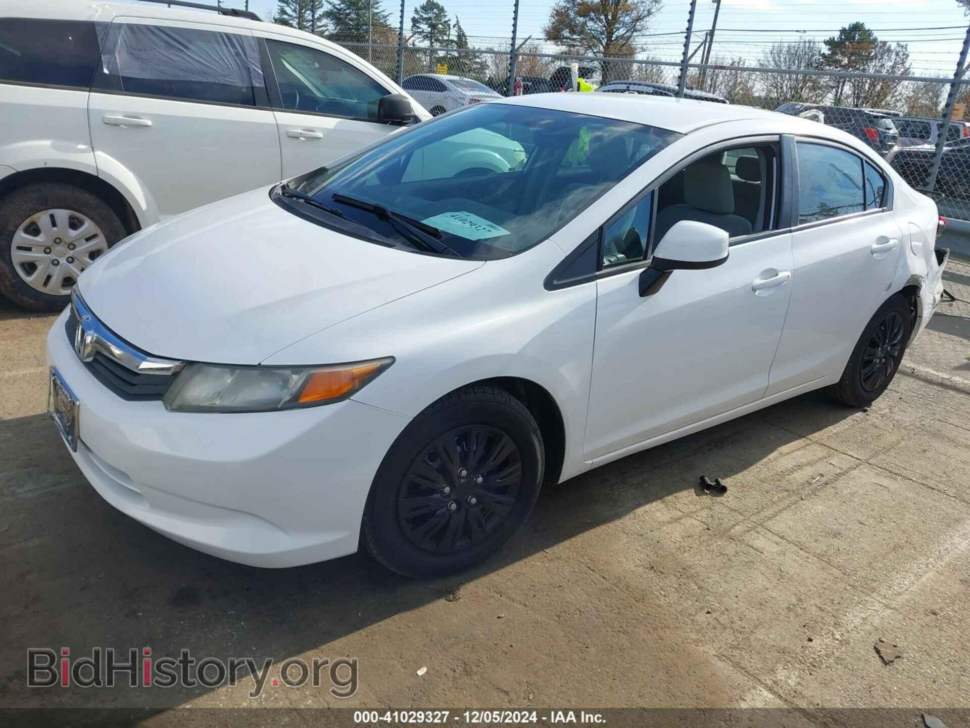 2012 HONDA CIVIC - VIN: 2HGFB2F57CH328889 - Фото 2