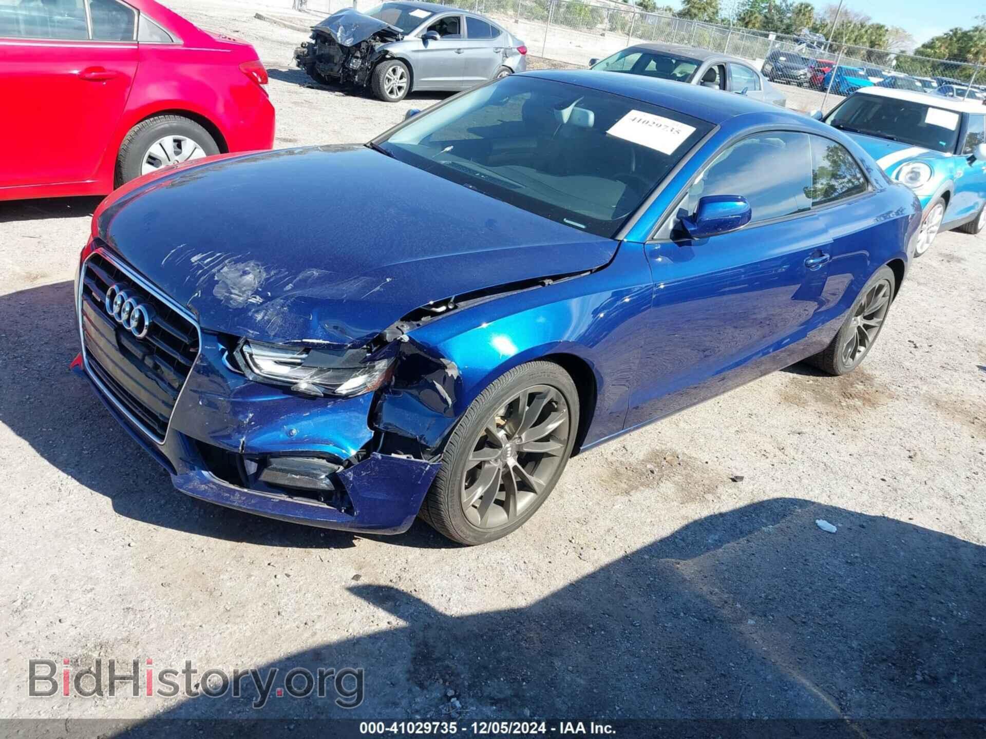 2013 AUDI A5 - VIN: WAULFAFR6DA018040 - Фото 2
