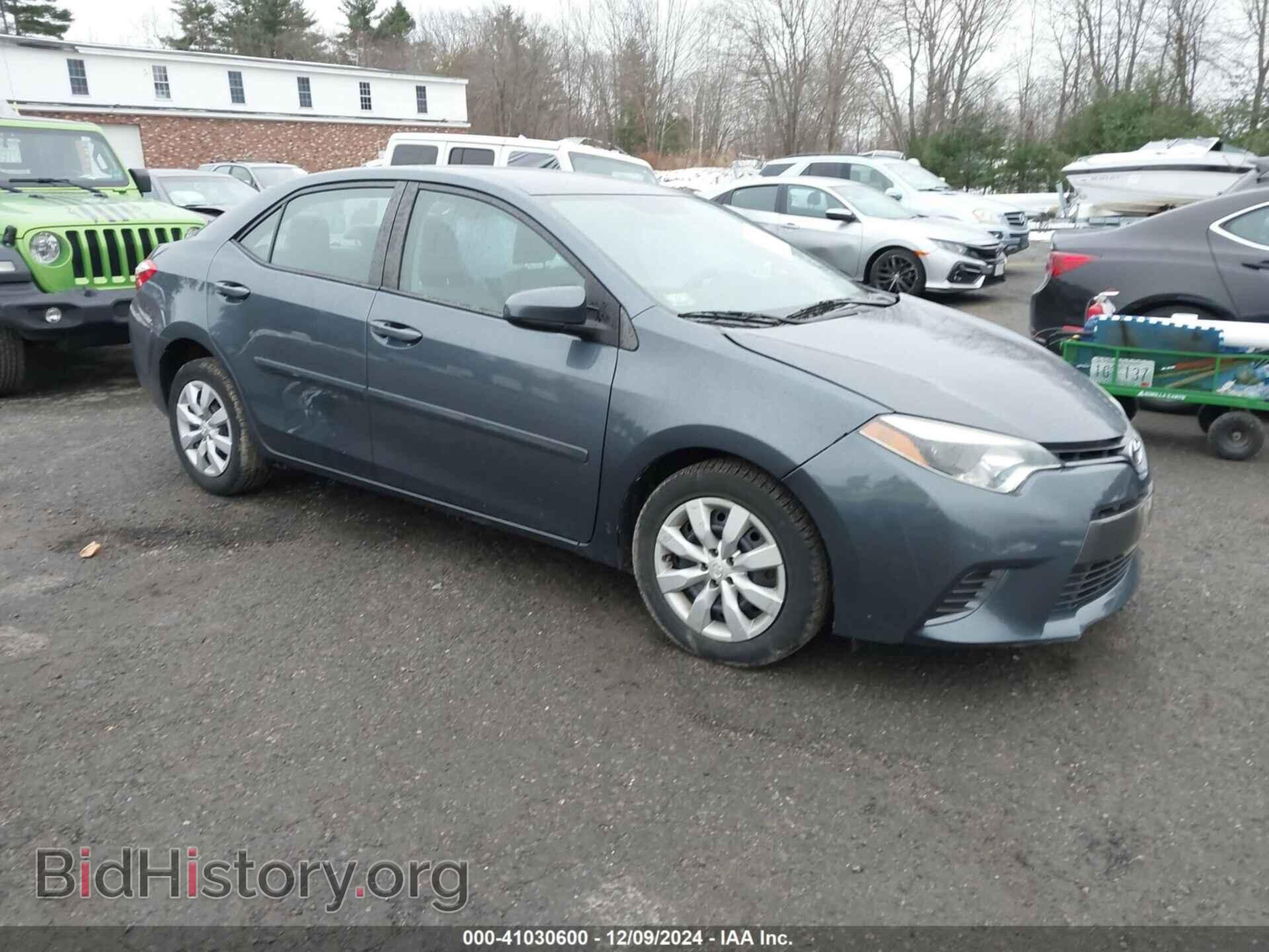 Фотография 2T1BURHE3GC636039 - TOYOTA COROLLA 2016