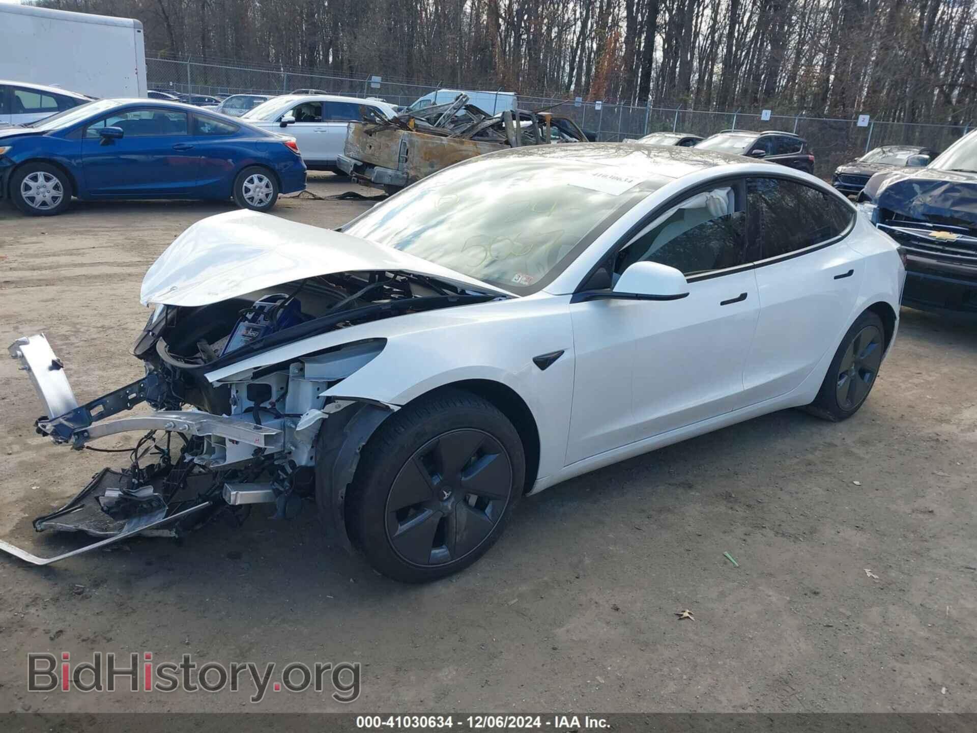 2022 TESLA MODEL 3 - VIN: 5YJ3E1EA5NF111173 - Фото 2