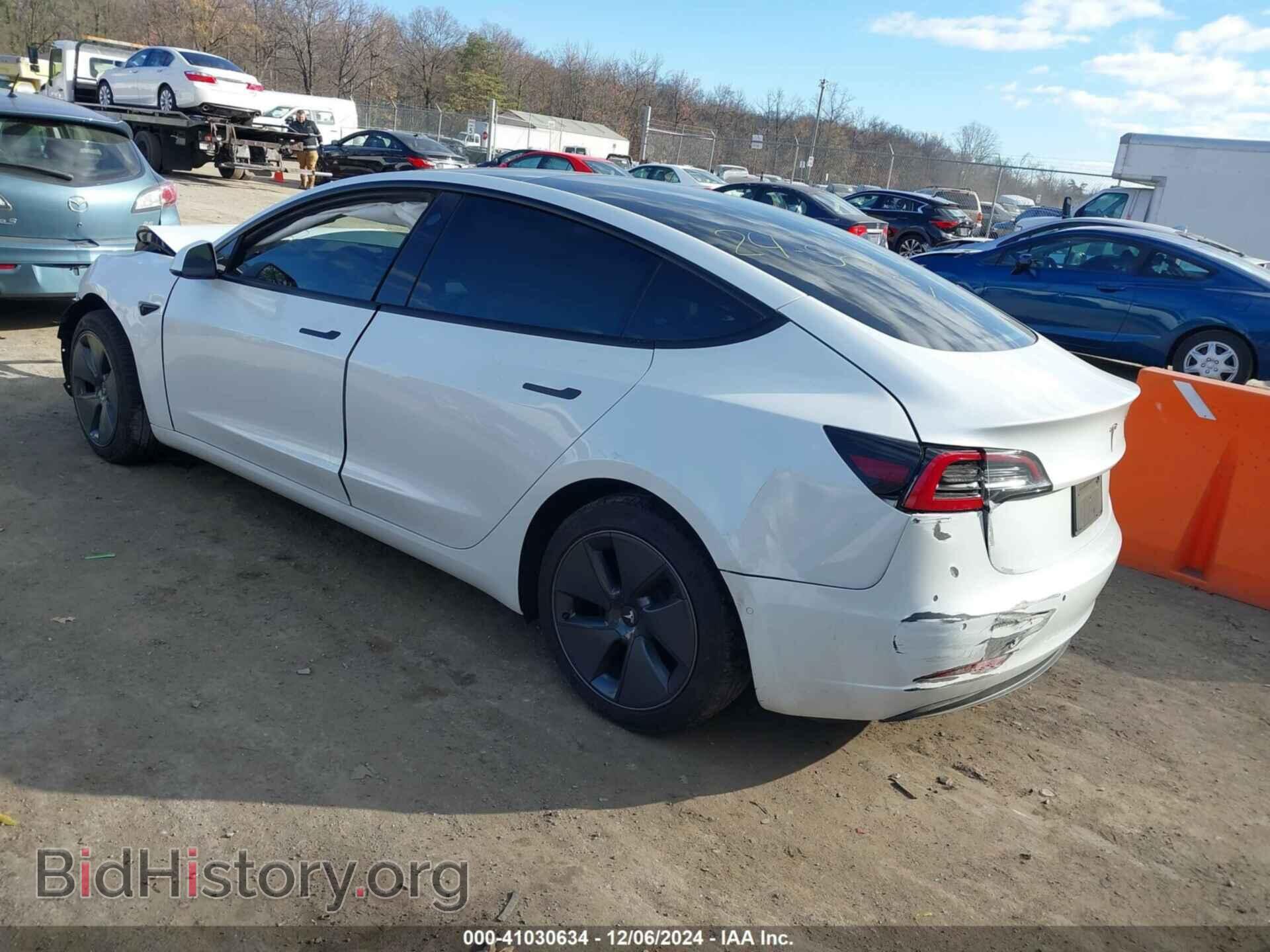 2022 TESLA MODEL 3 - VIN: 5YJ3E1EA5NF111173 - Фото 3