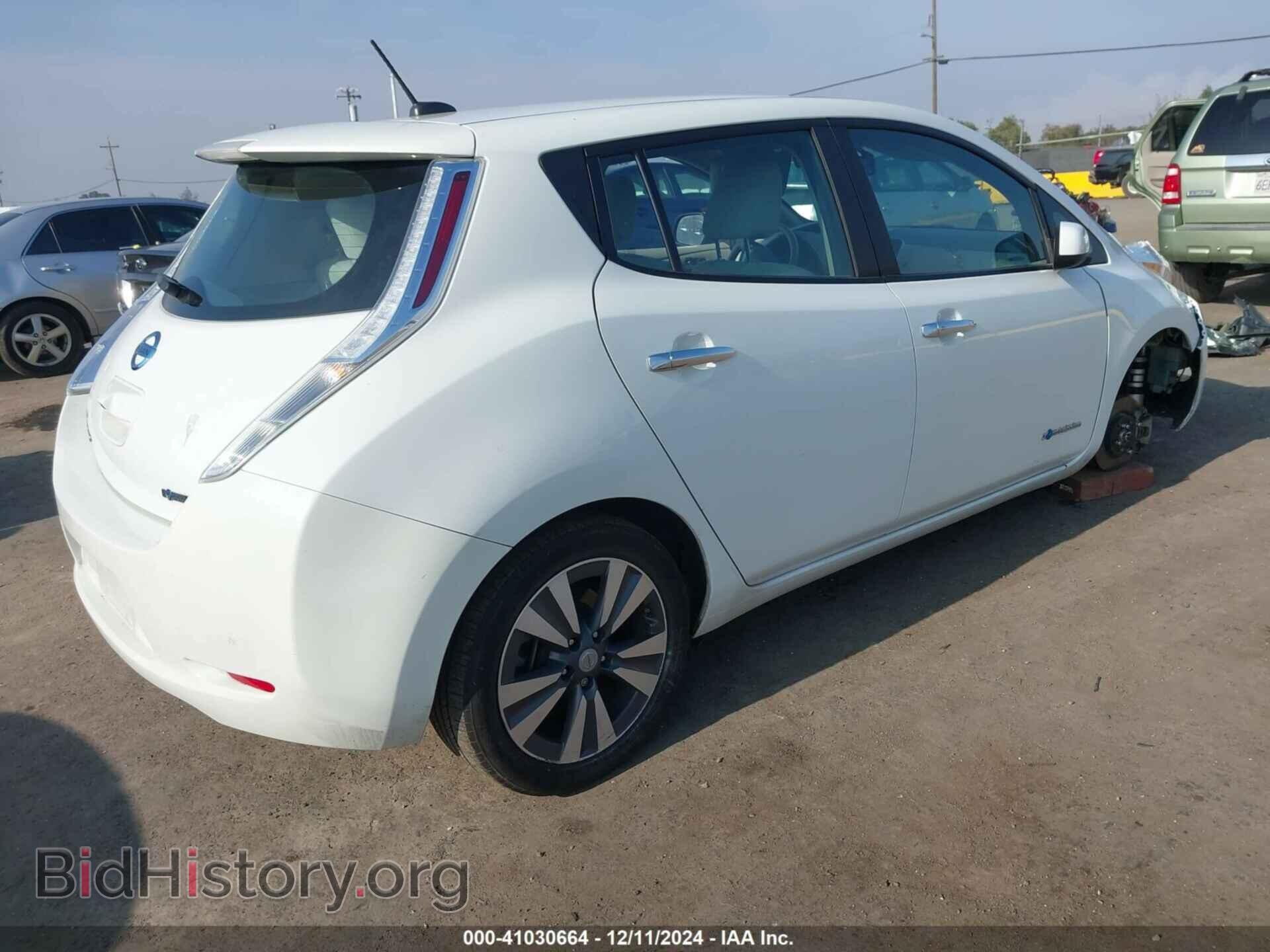 2015 NISSAN LEAF - VIN: 1N4AZ0CP6FC311755 - Фото 4