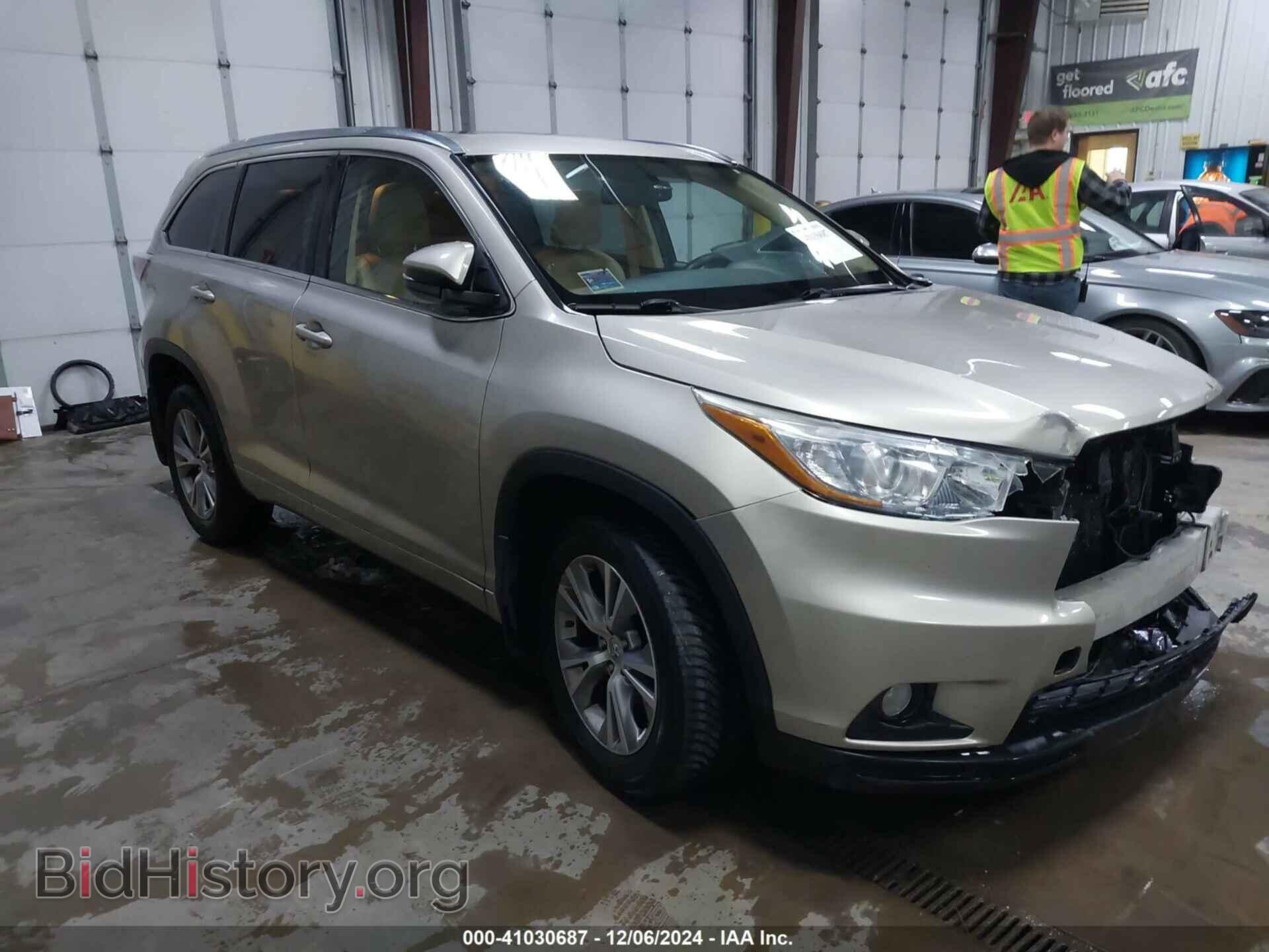 Photo 5TDJKRFH2FS218124 - TOYOTA HIGHLANDER 2015