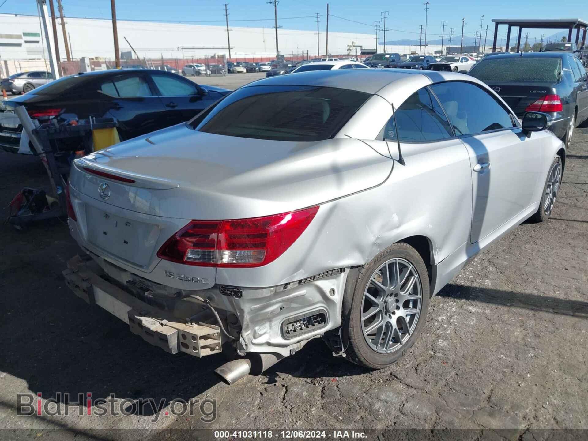 2010 LEXUS IS 250C - VIN: JTHFF2C28A2500705 - Photo 4