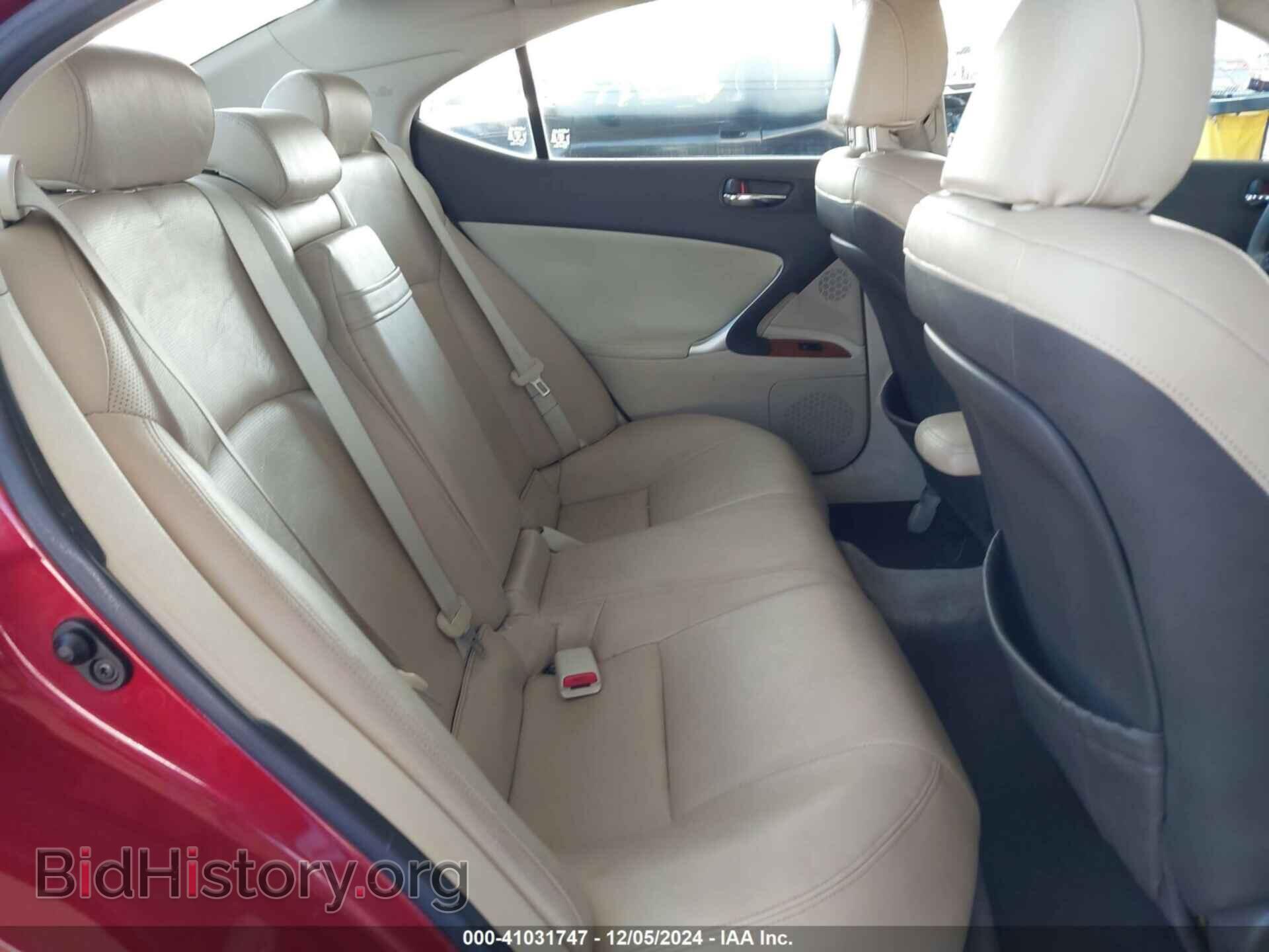 2009 LEXUS IS 250 - VIN: JTHBK262295107007 - Фото 8