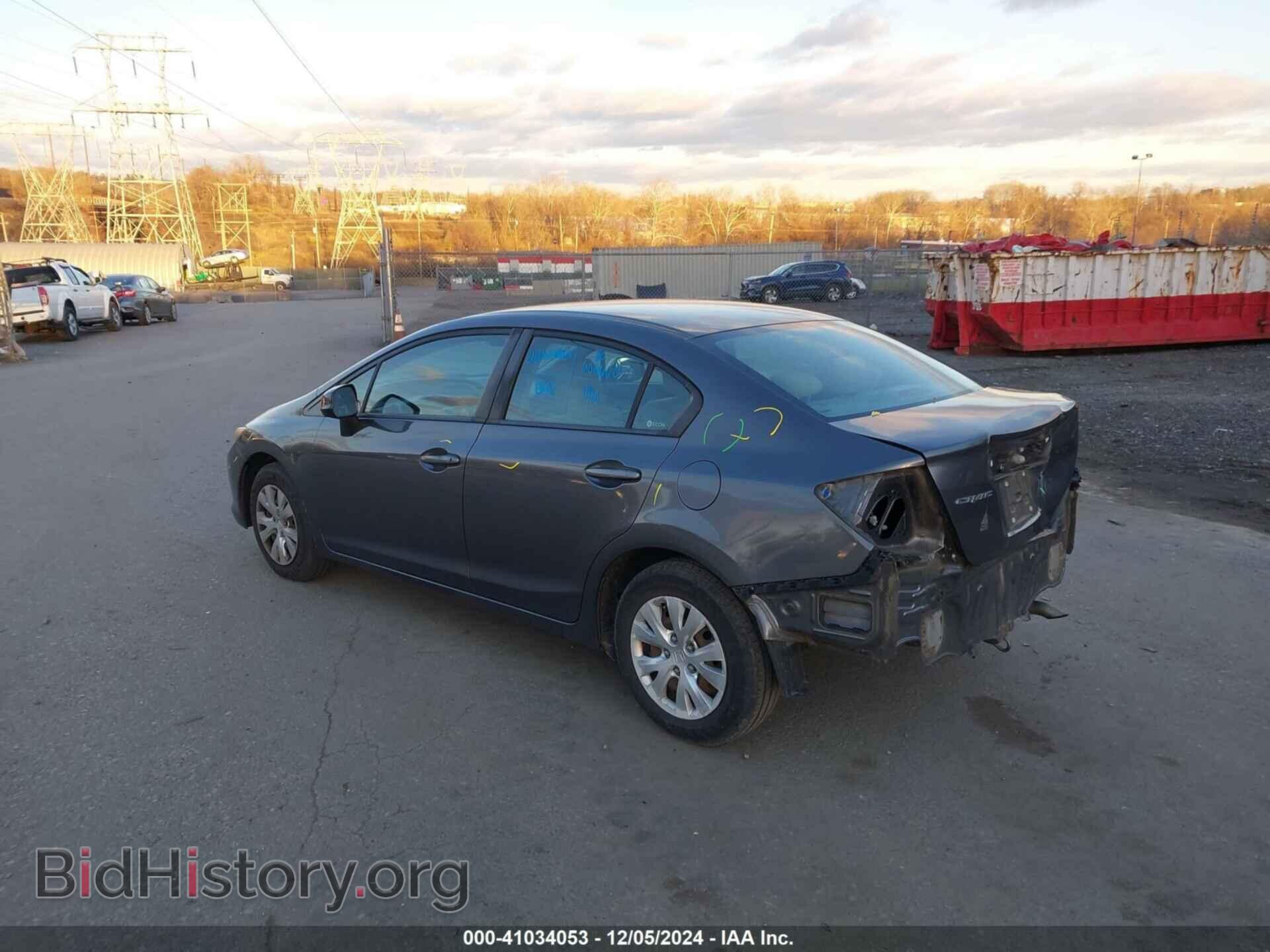2012 HONDA CIVIC - VIN: 19XFB2F54CE312272 - Фото 3