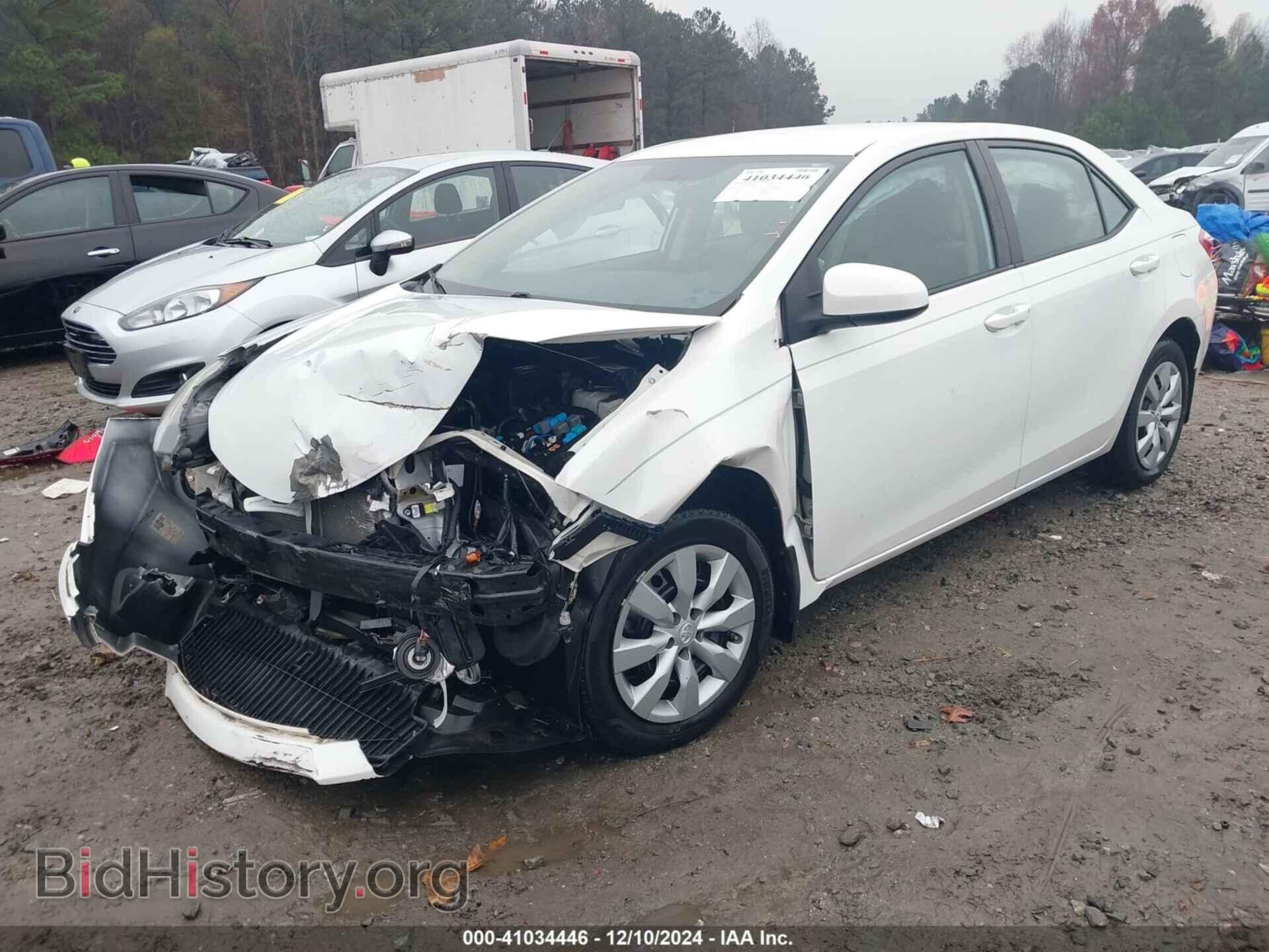 2016 TOYOTA COROLLA - VIN: 2T1BURHE2GC744989 - Фото 2