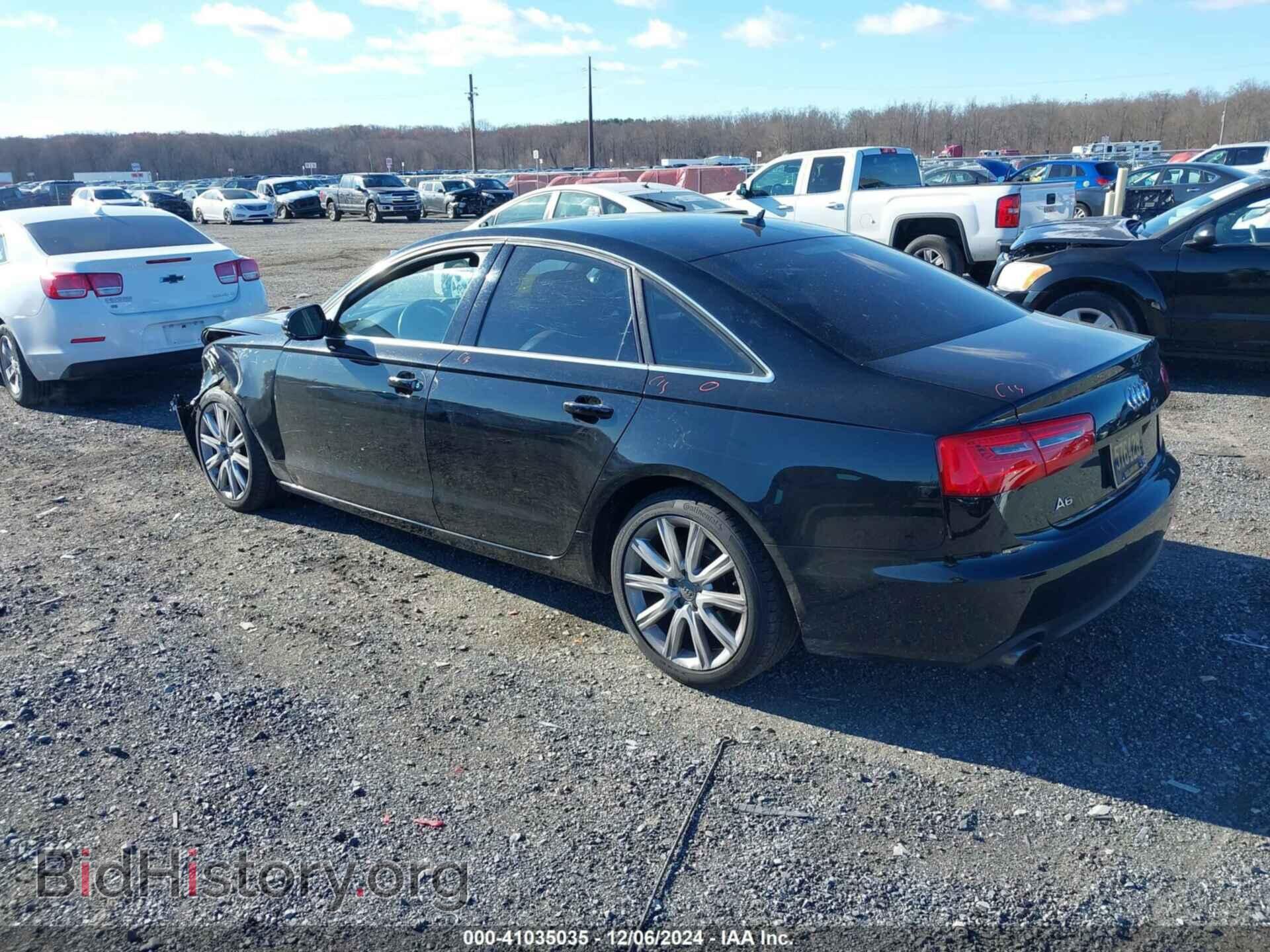 2013 AUDI A6 - VIN: WAUGFAFC3DN019121 - Фото 3