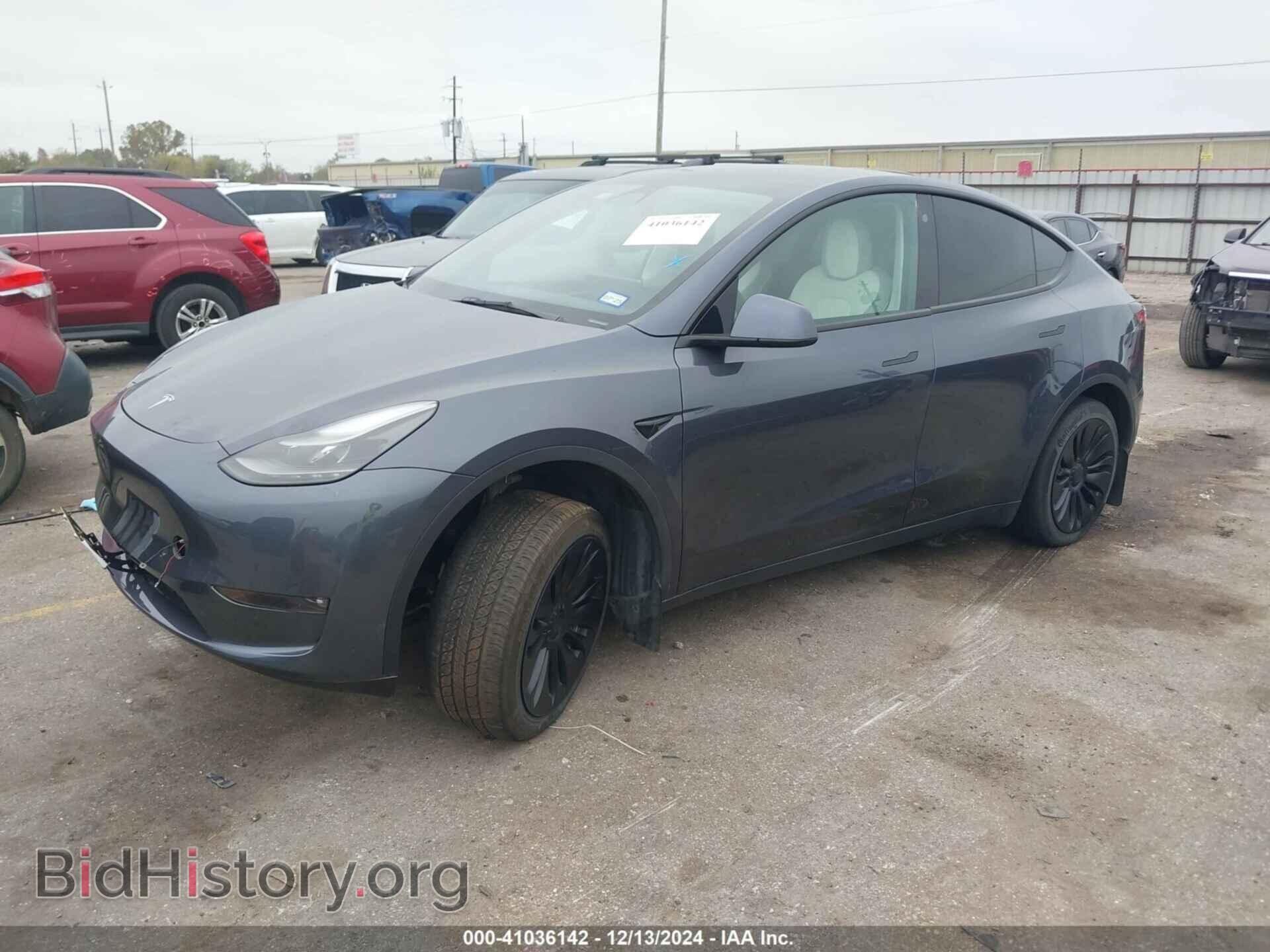 2023 TESLA MODEL Y - VIN: 7SAYGDEE2PF687541 - Фото 2